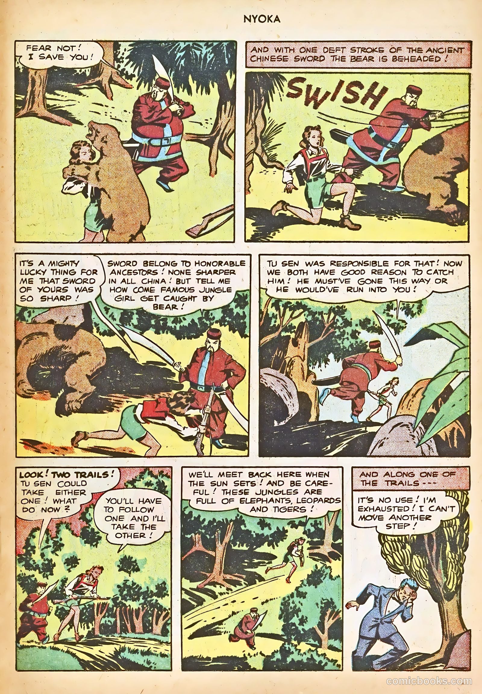 Nyoka the Jungle Girl #9 (1947) — page 35 of 52