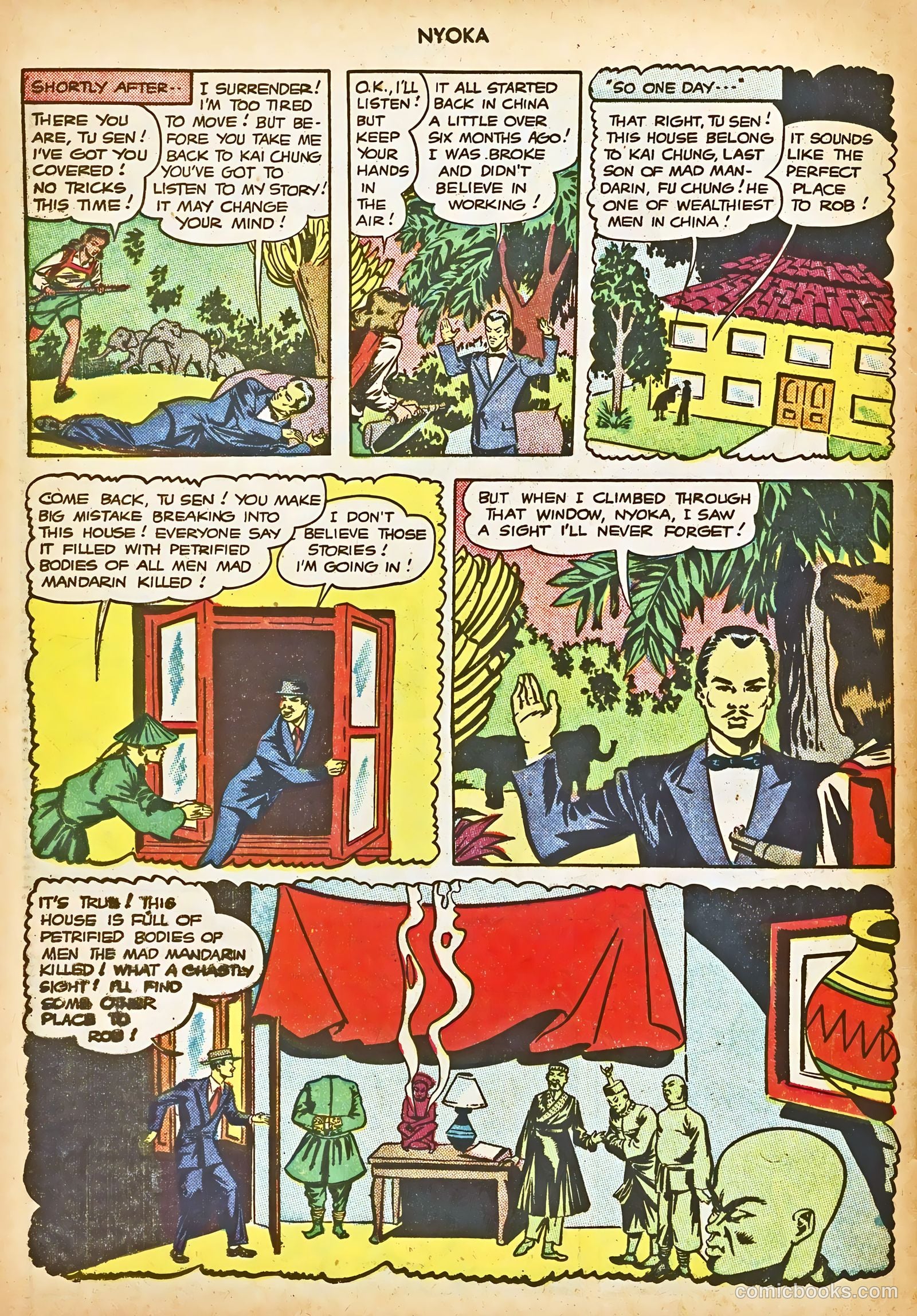 Nyoka the Jungle Girl #9 (1947) — page 36 of 52