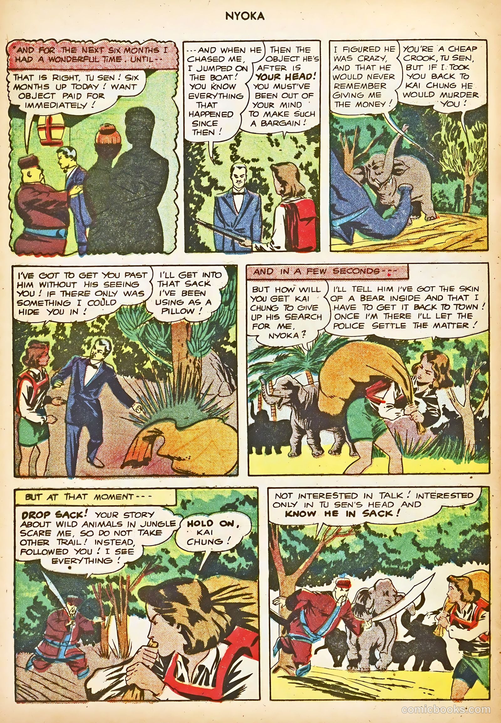 Nyoka the Jungle Girl #9 (1947) — page 38 of 52