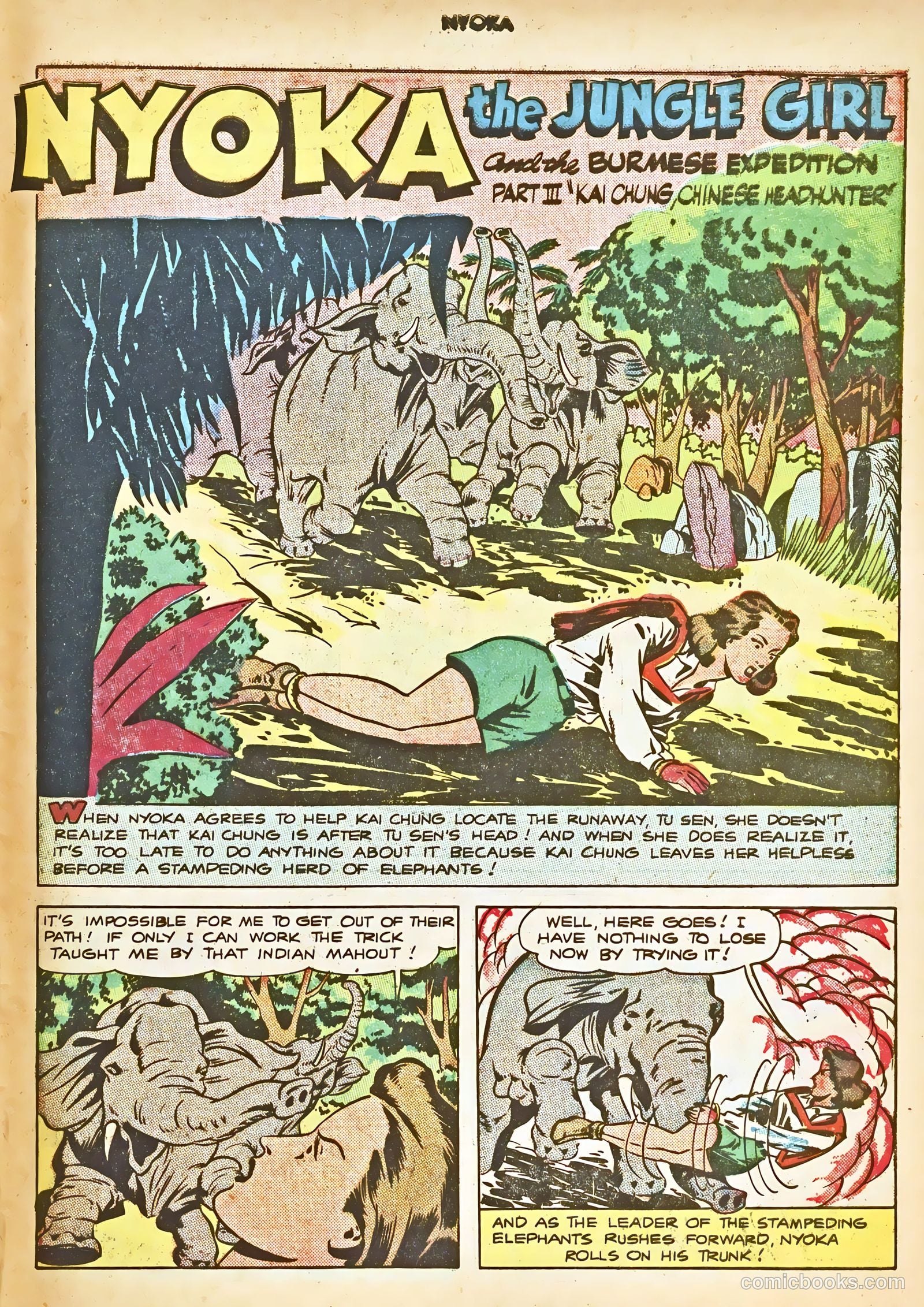 Nyoka the Jungle Girl #9 (1947) — page 43 of 52
