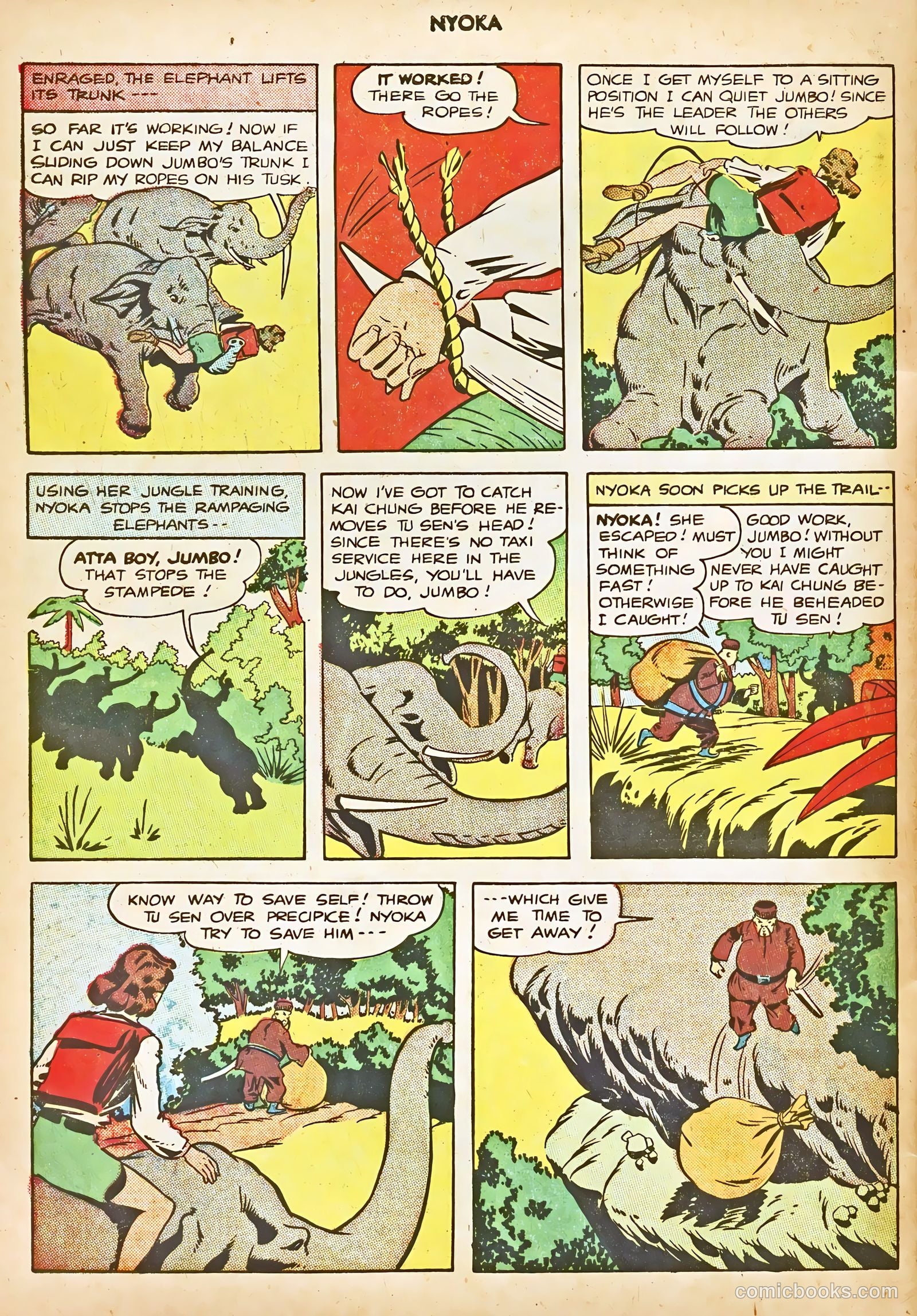 Nyoka the Jungle Girl #9 (1947) — page 44 of 52