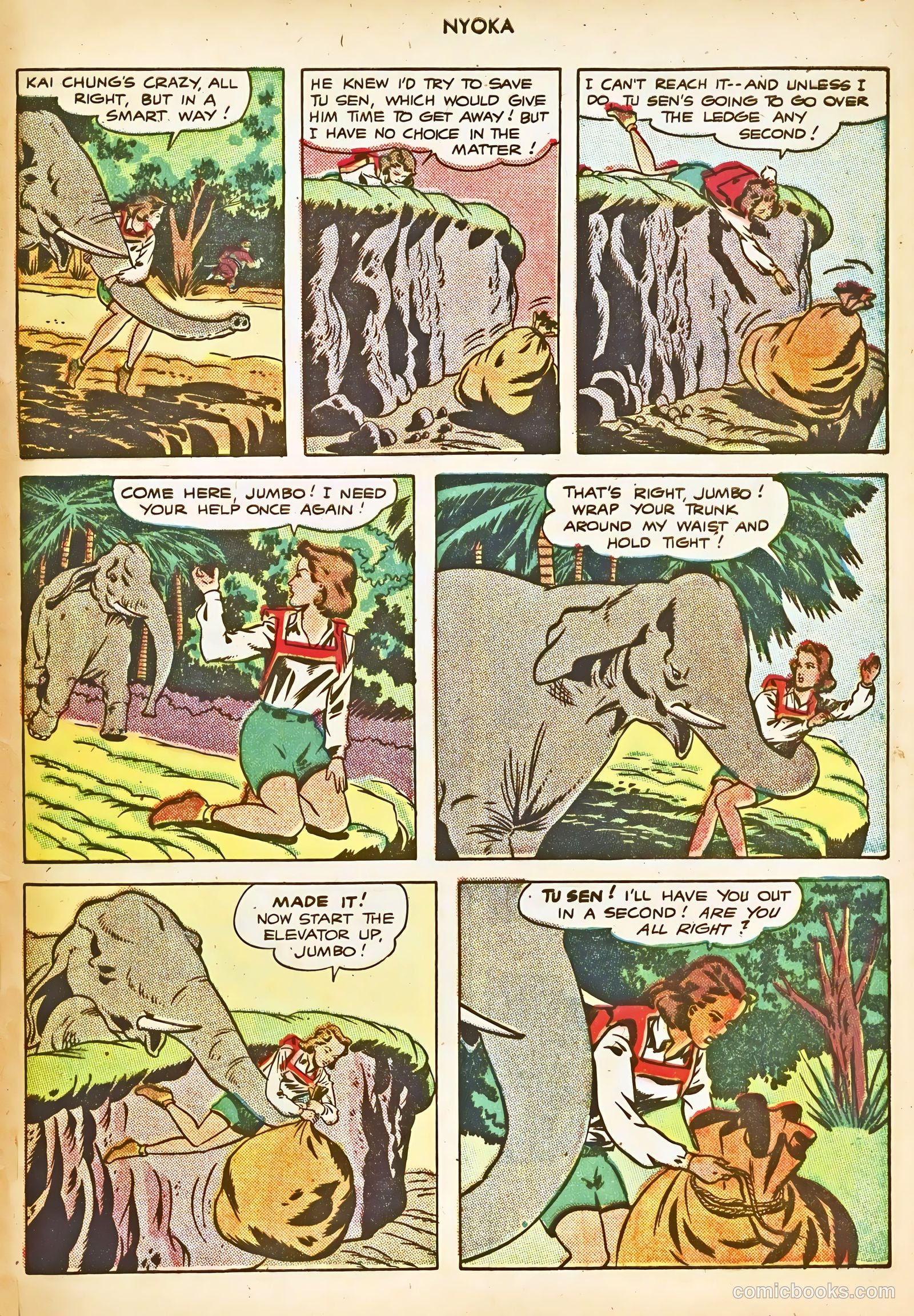 Nyoka the Jungle Girl #9 (1947) — page 45 of 52