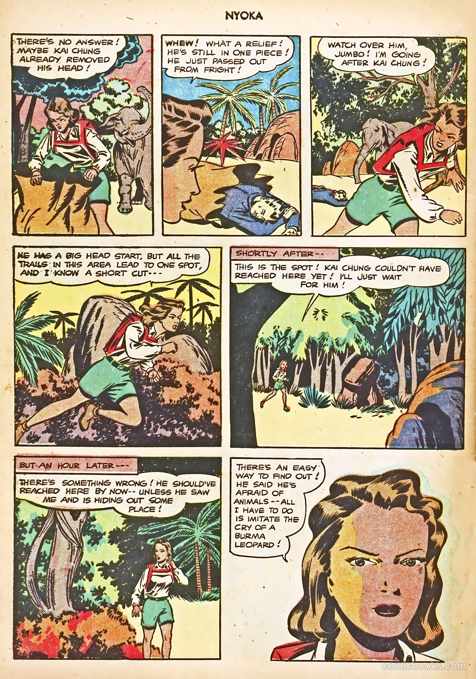 Nyoka the Jungle Girl #9 (1947) — page 46 of 52