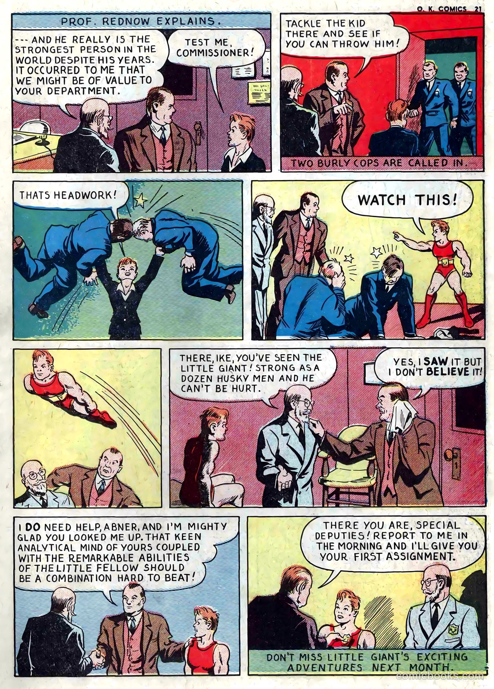 O.K. Comics #1 (1940) — page 22 of 66
