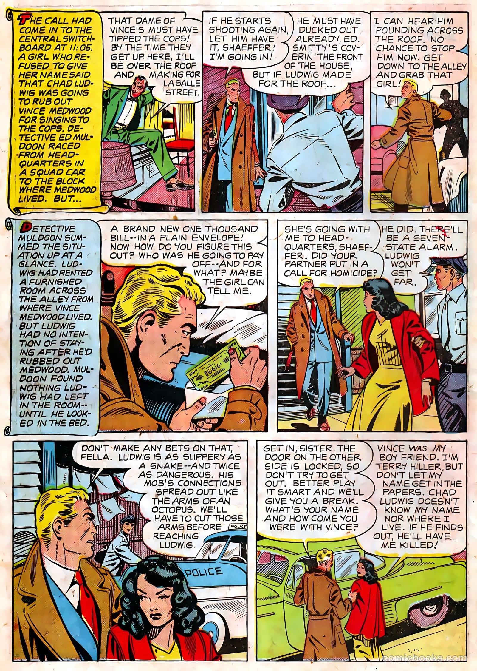 Authentic Police Cases #10 (1950) — page 4 of 36