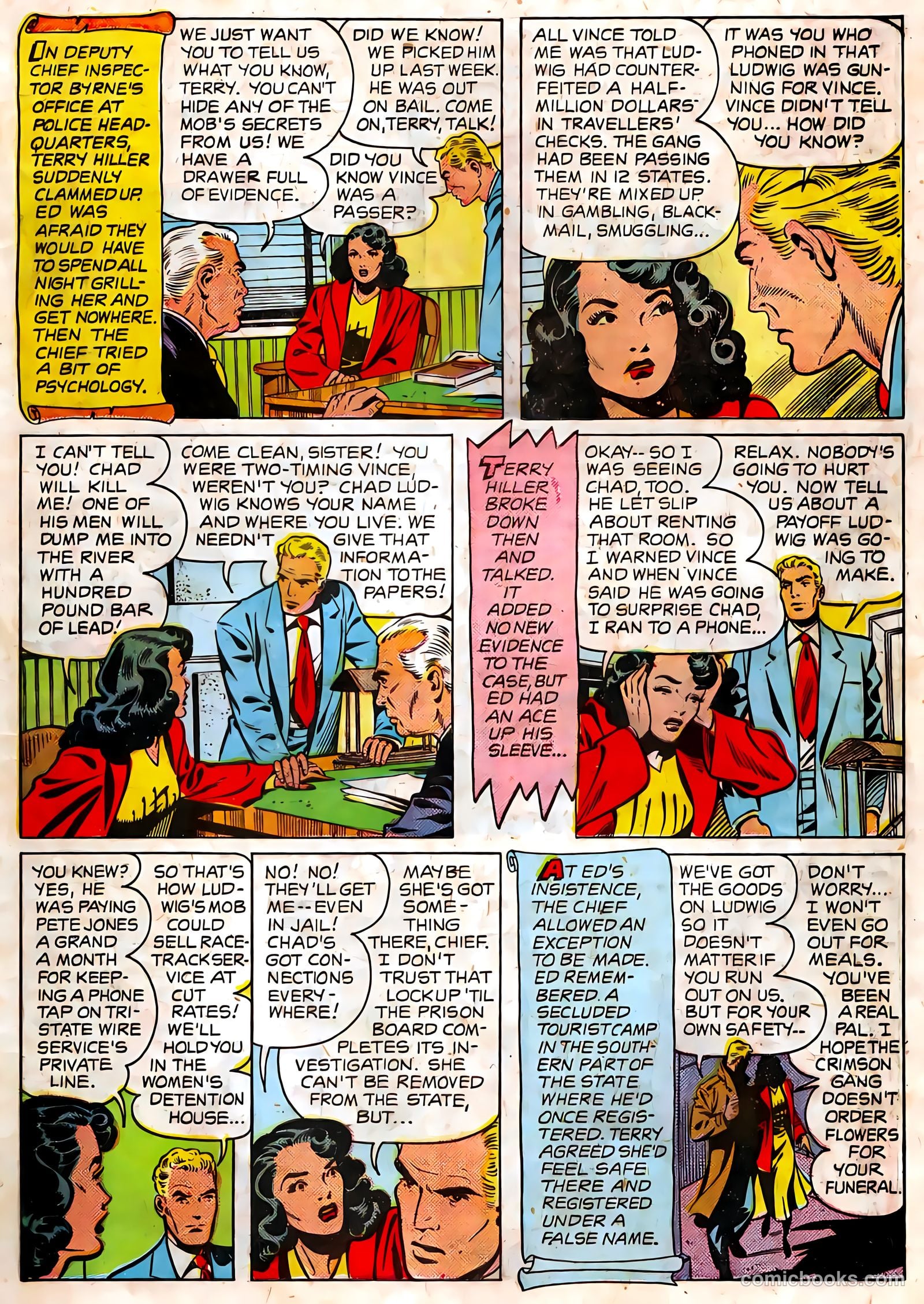 Authentic Police Cases #10 (1950) — page 5 of 36