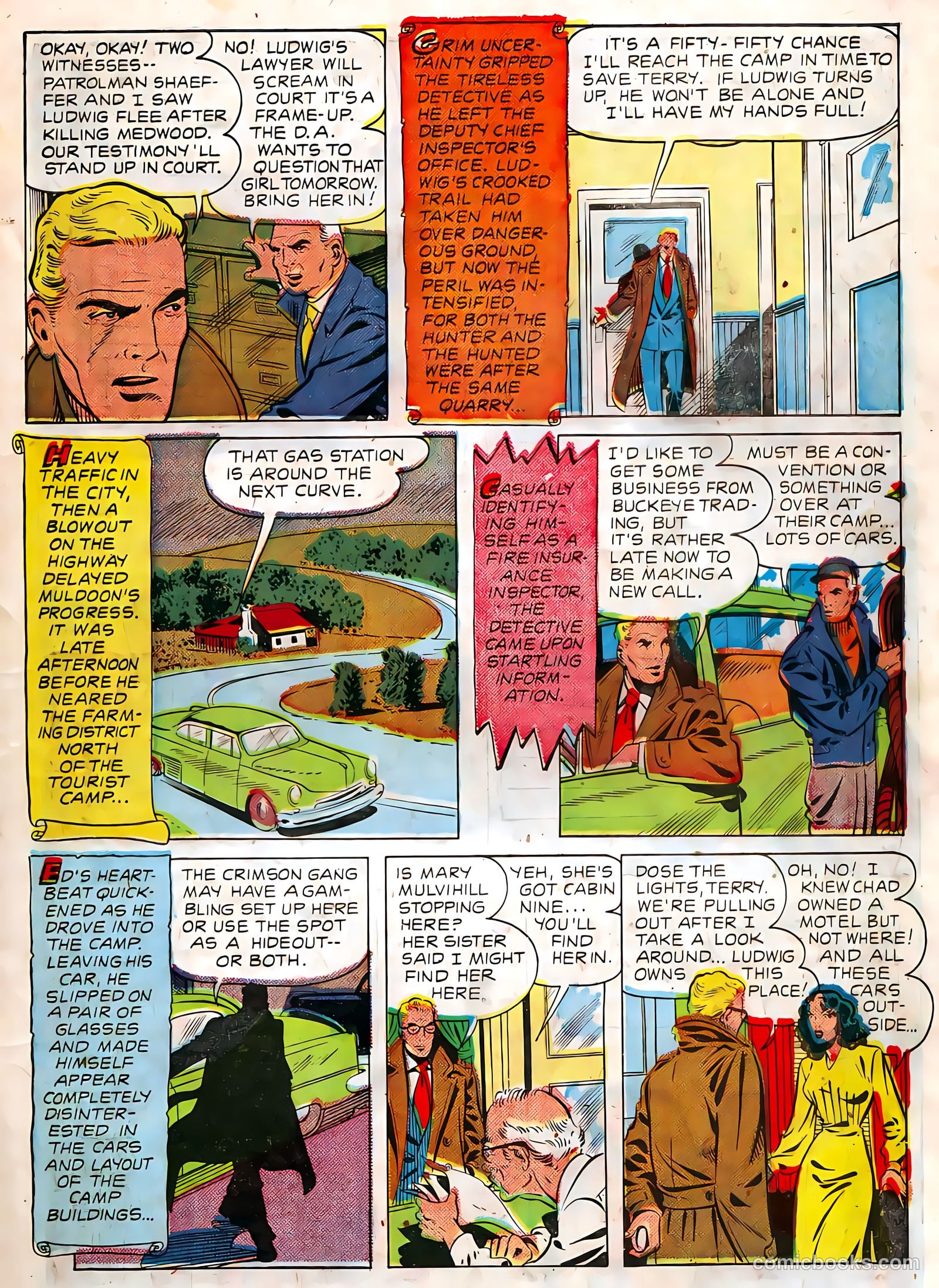 Authentic Police Cases #10 (1950) — page 7 of 36