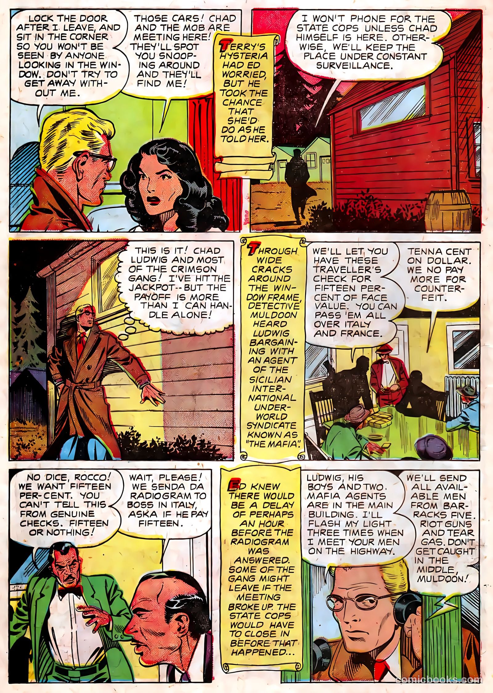 Authentic Police Cases #10 (1950) — page 8 of 36