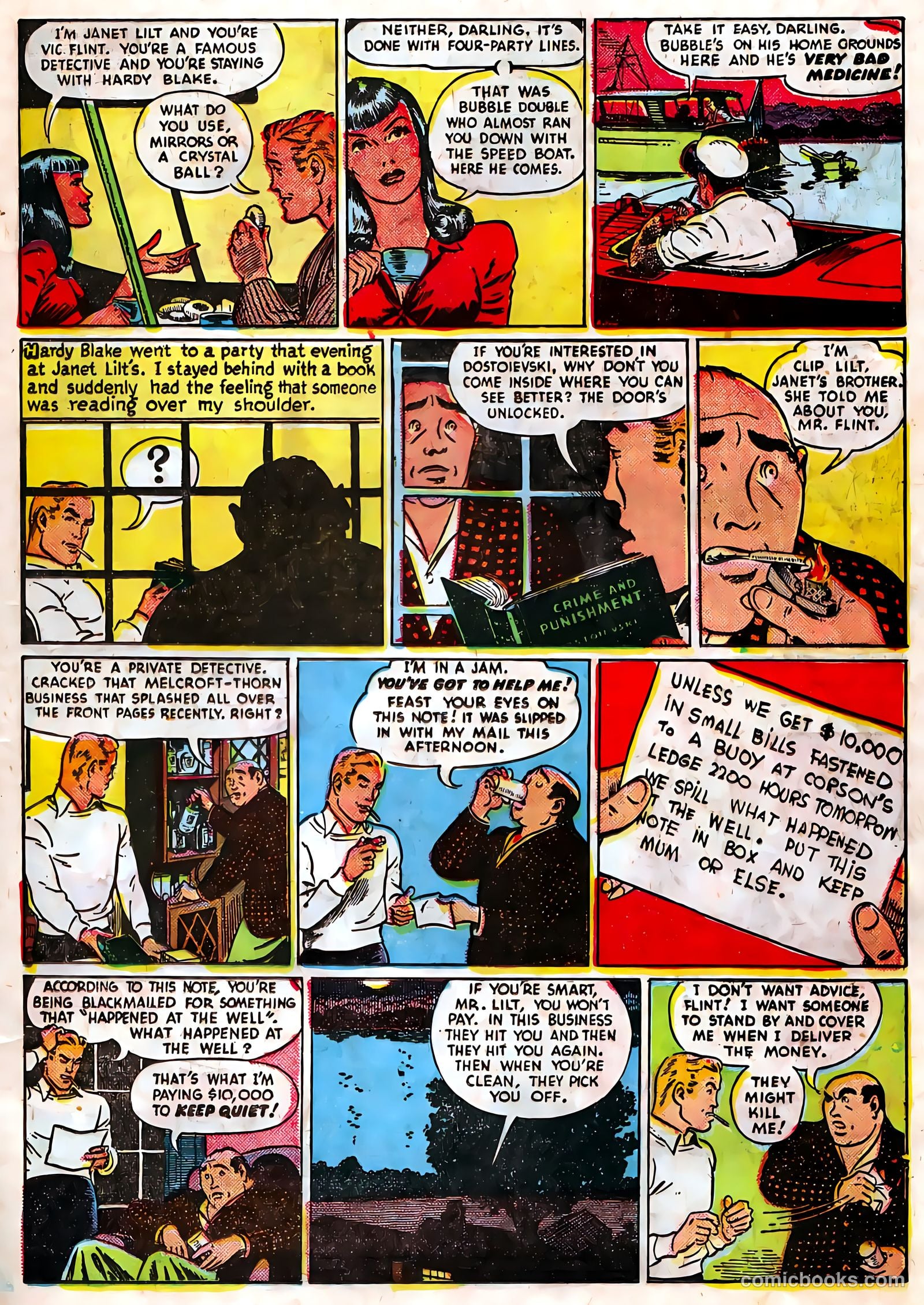 Authentic Police Cases #10 (1950) — page 13 of 36