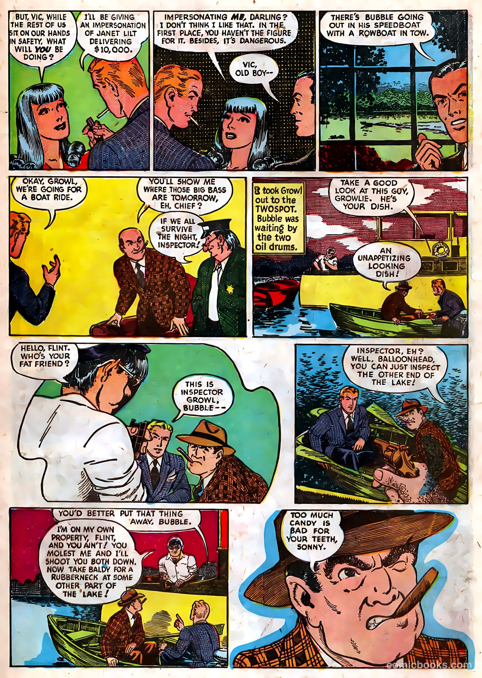 Authentic Police Cases #10 (1950) — page 21 of 36