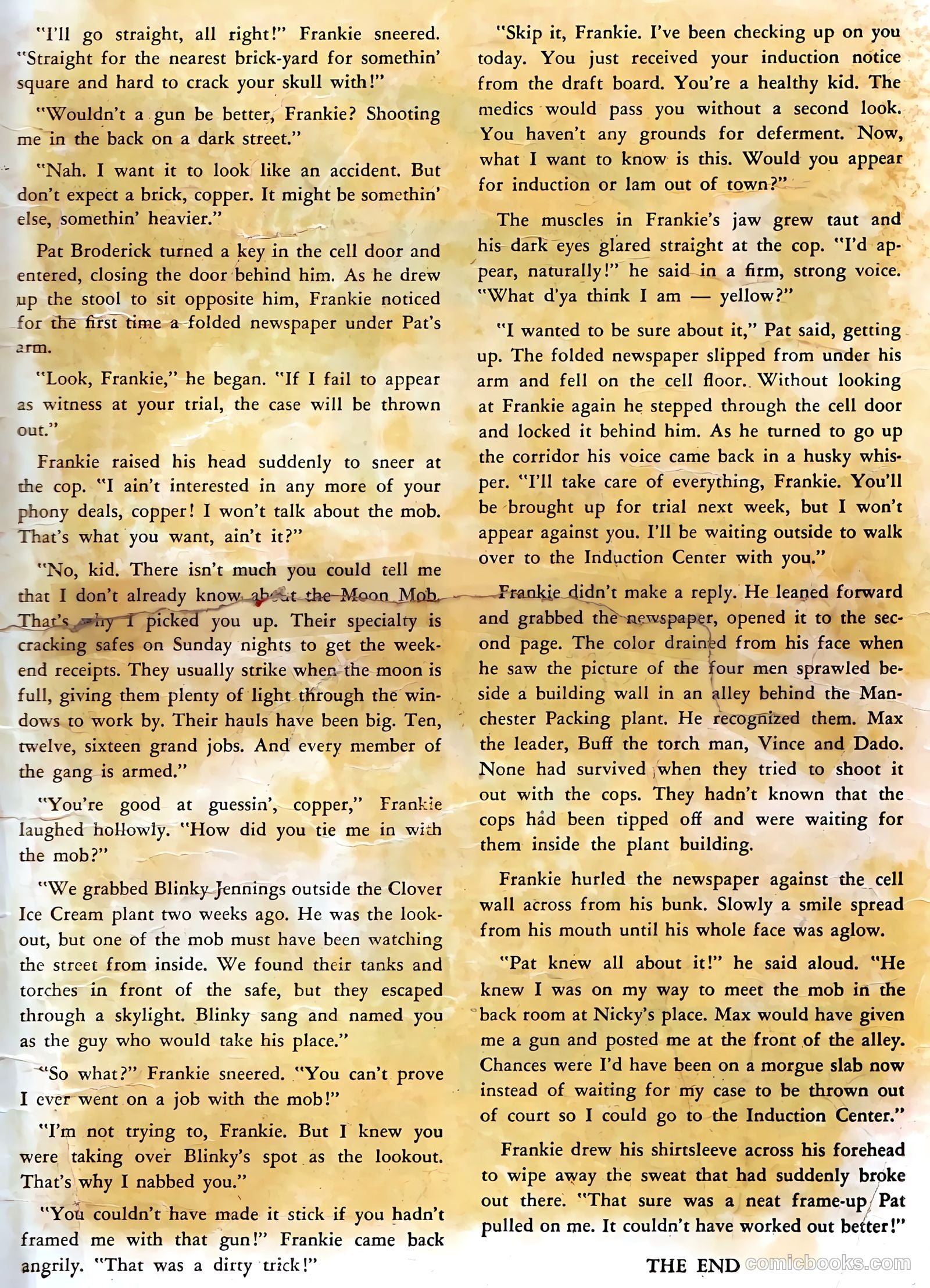 Authentic Police Cases #10 (1950) — page 35 of 36