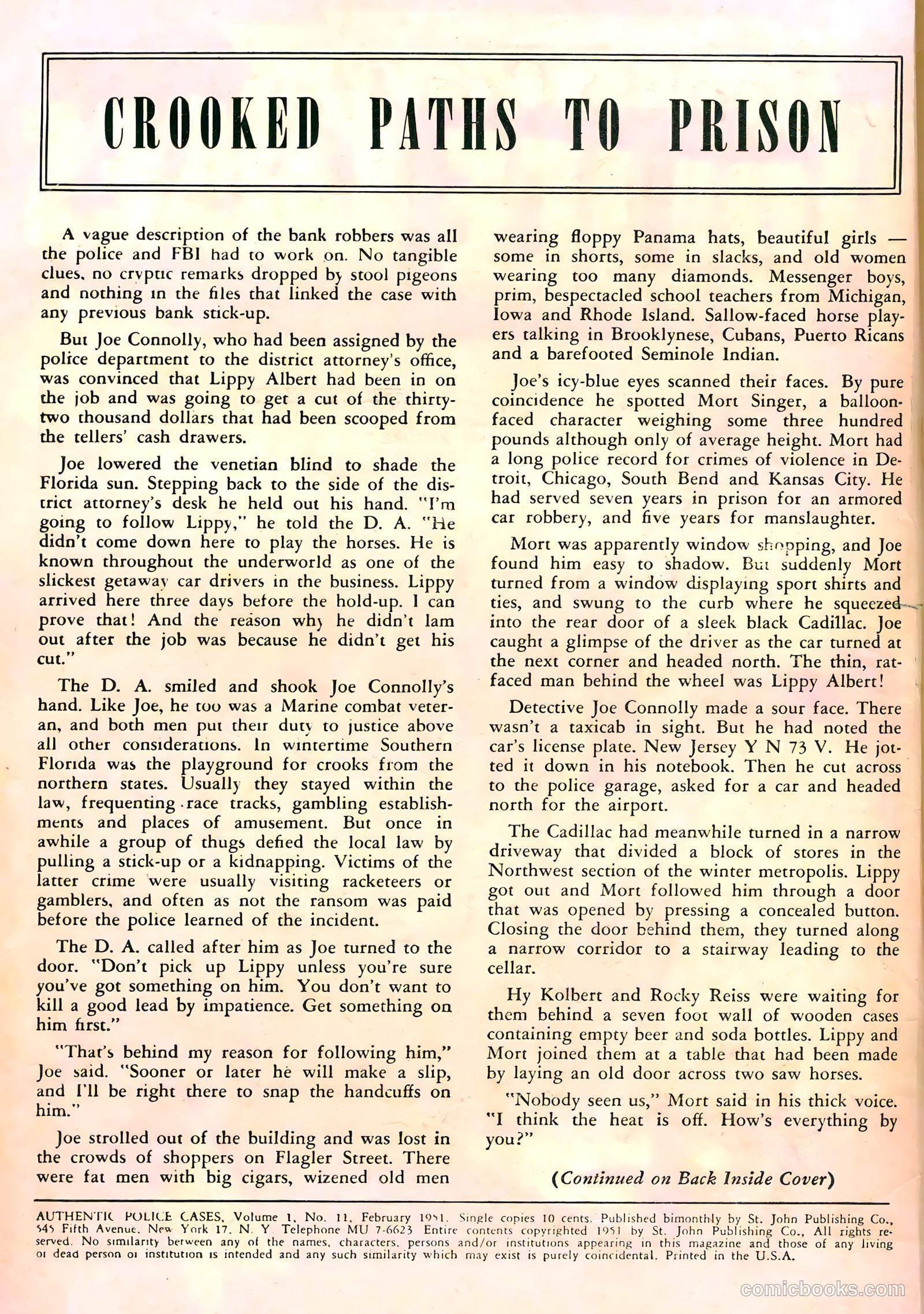 Authentic Police Cases #11 (1951) — page 2 of 36