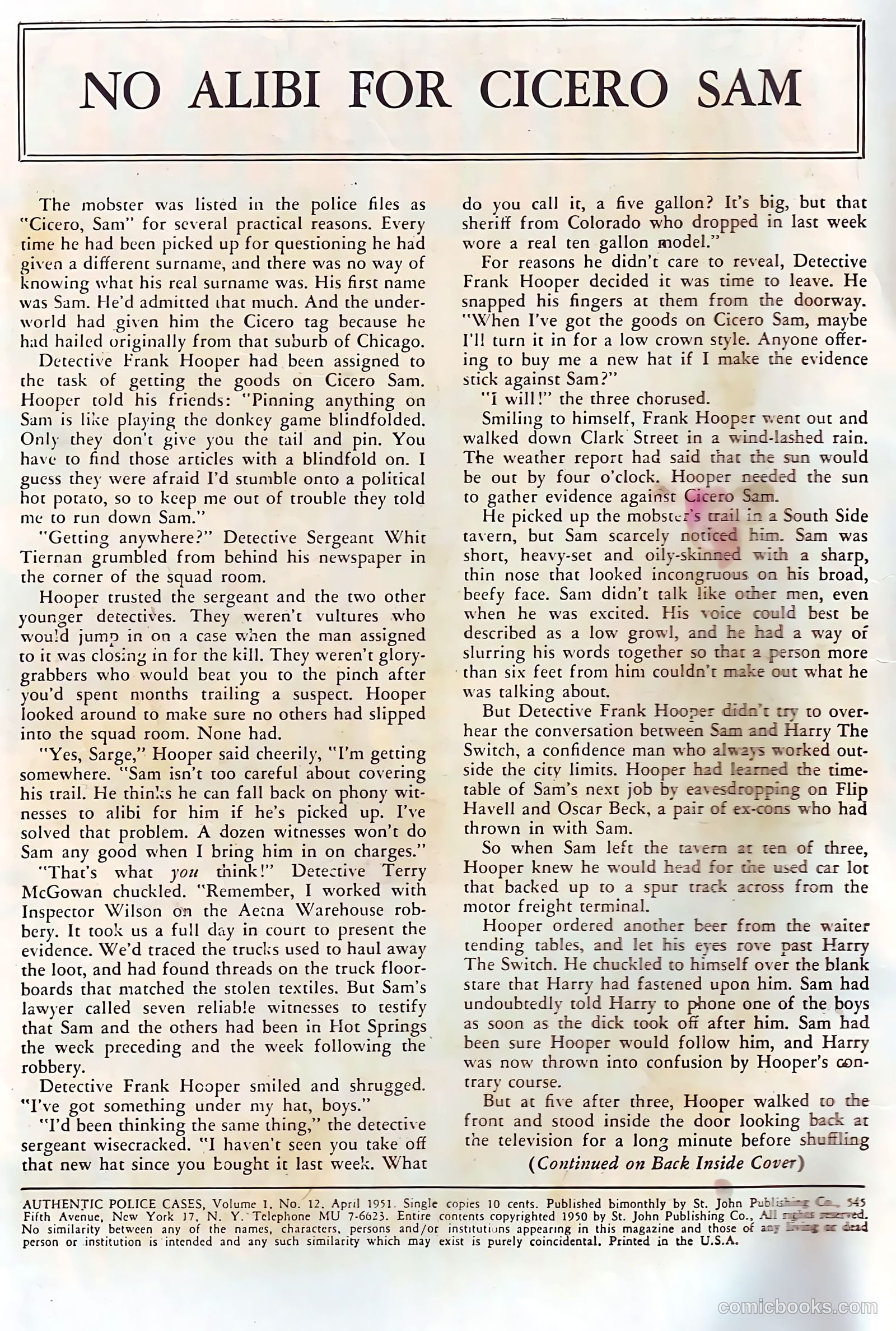 Authentic Police Cases #12 (1951) — page 2 of 36