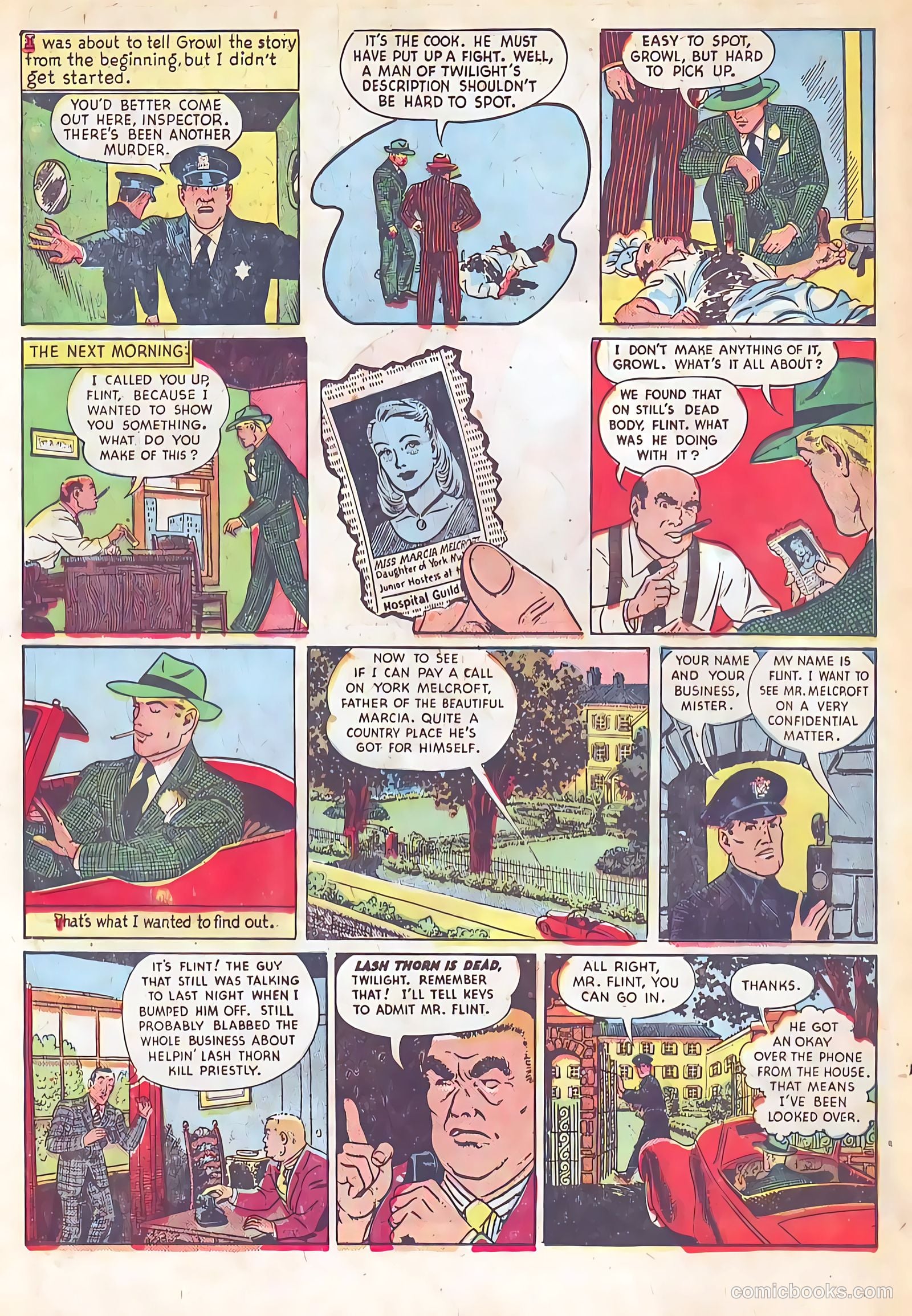 Authentic Police Cases #12 (1951) — page 14 of 36