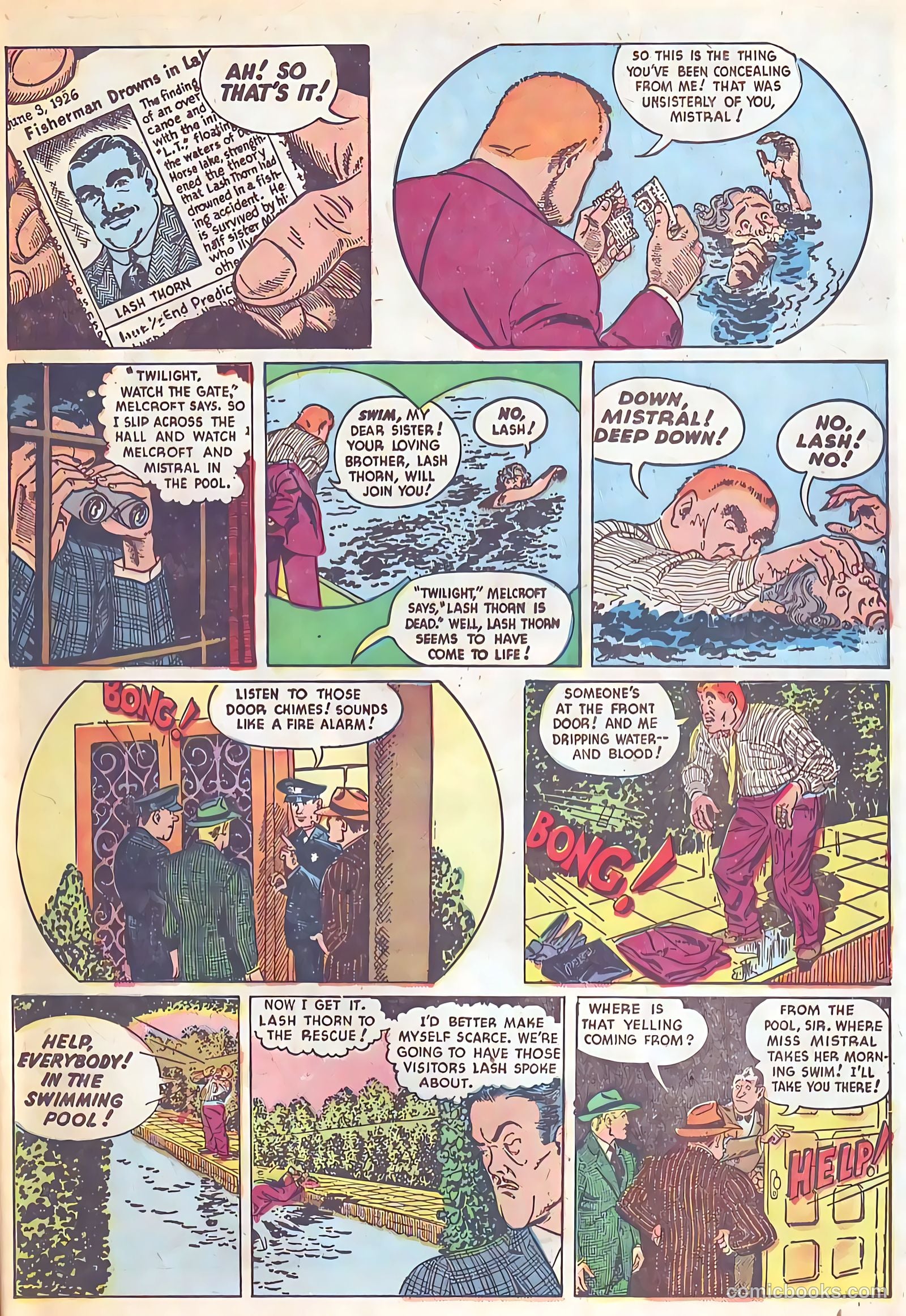 Authentic Police Cases #12 (1951) — page 23 of 36