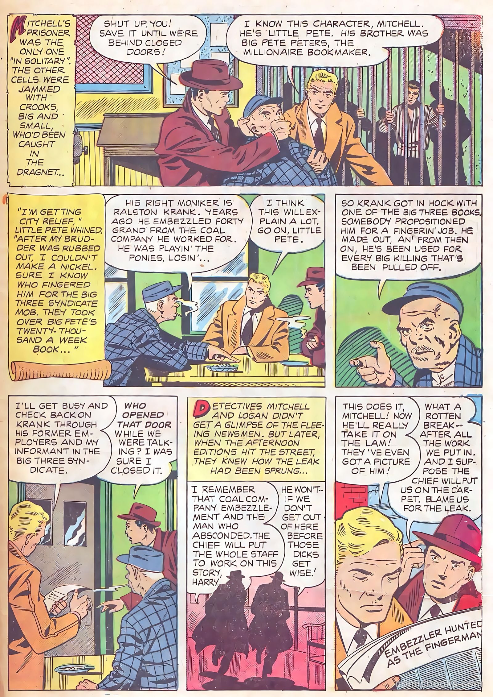 Authentic Police Cases #12 (1951) — page 33 of 36