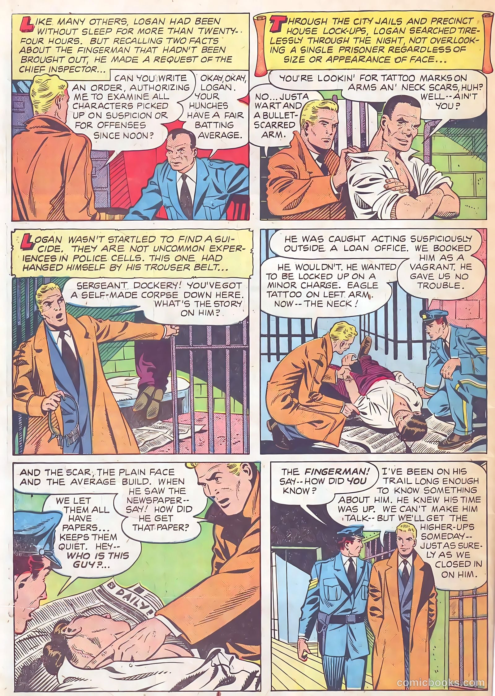 Authentic Police Cases #12 (1951) — page 34 of 36