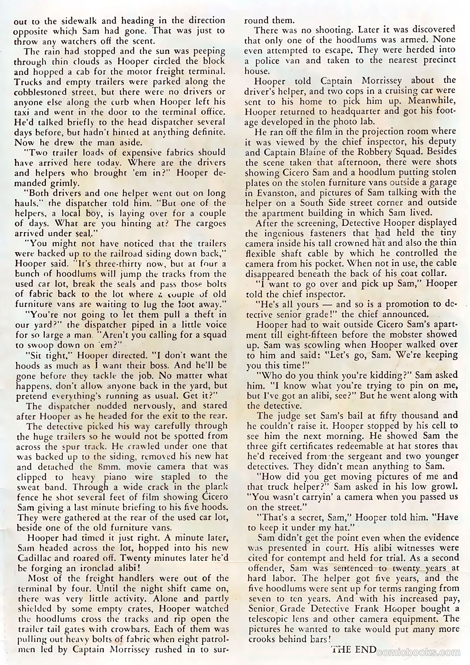 Authentic Police Cases #12 (1951) — page 35 of 36