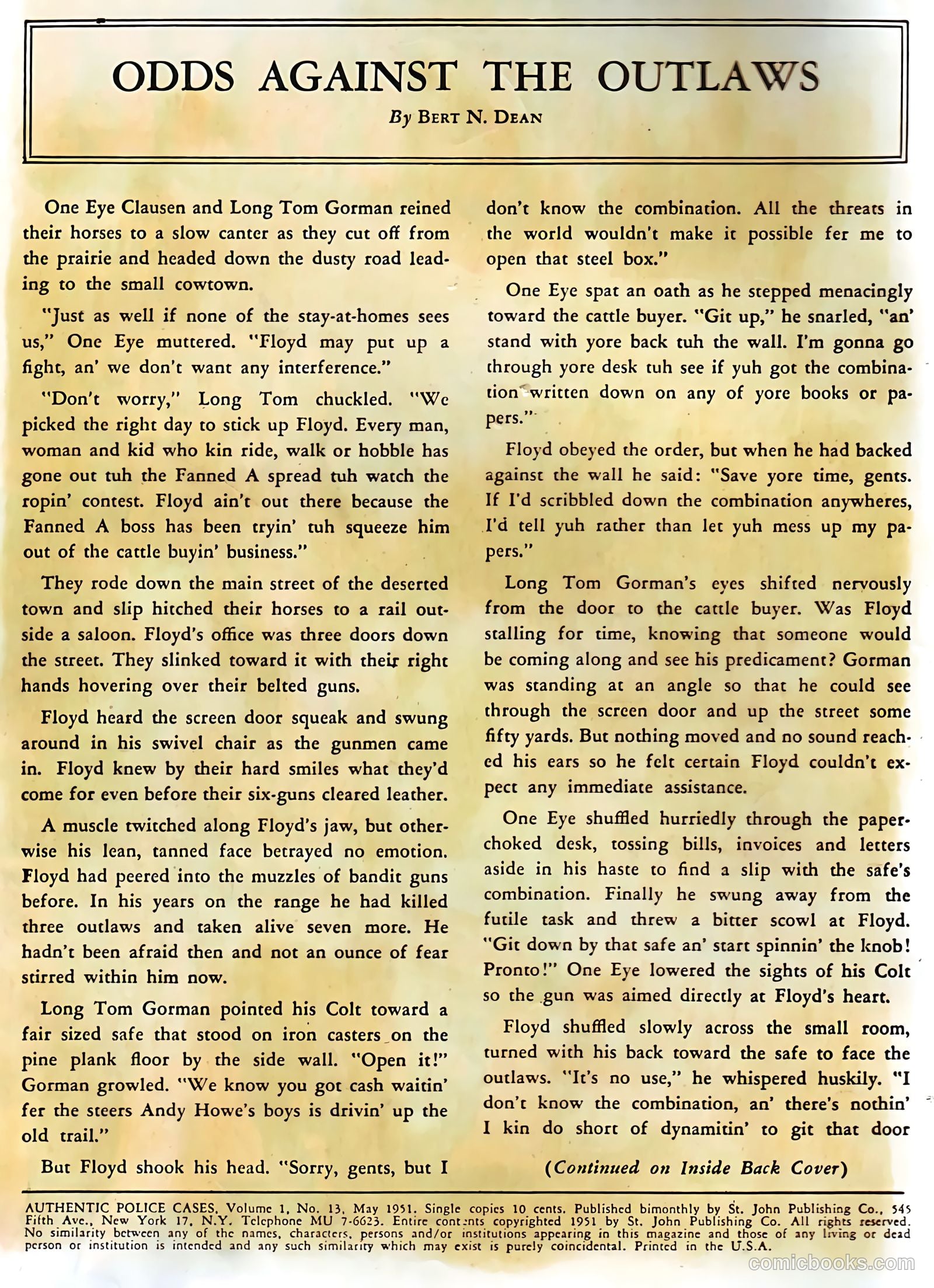 Authentic Police Cases #13 (1951) — page 2 of 36