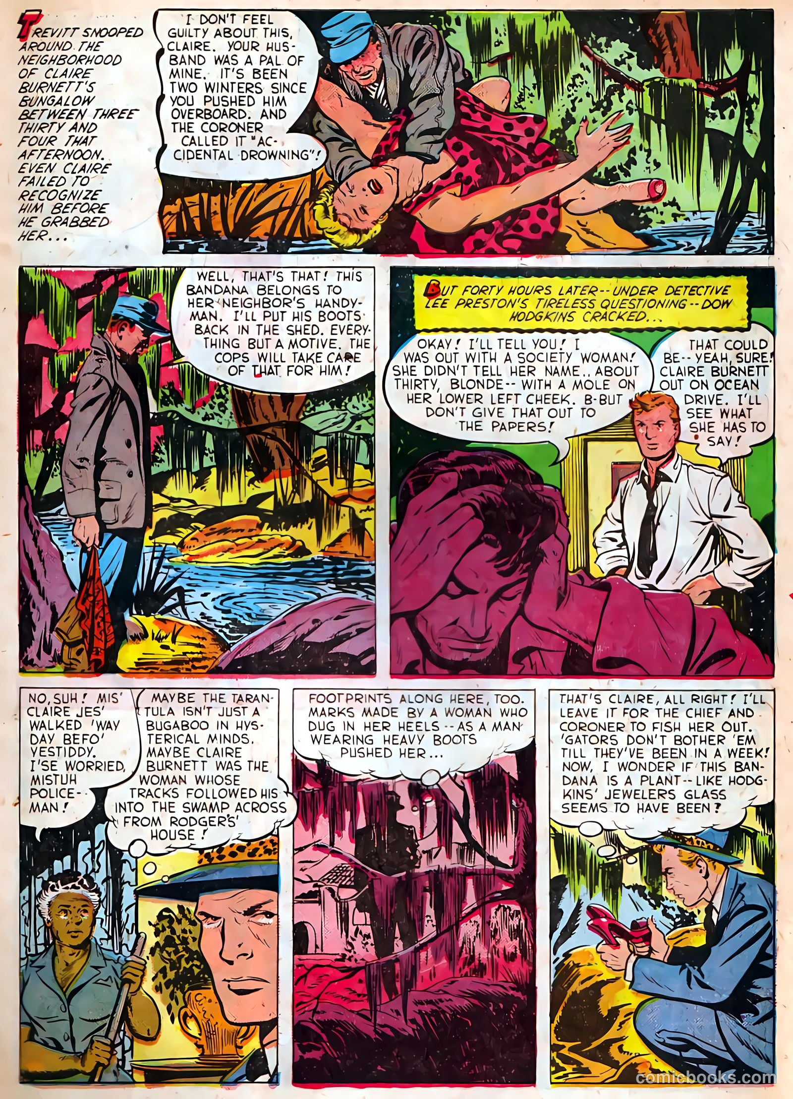 Authentic Police Cases #13 (1951) — page 7 of 36