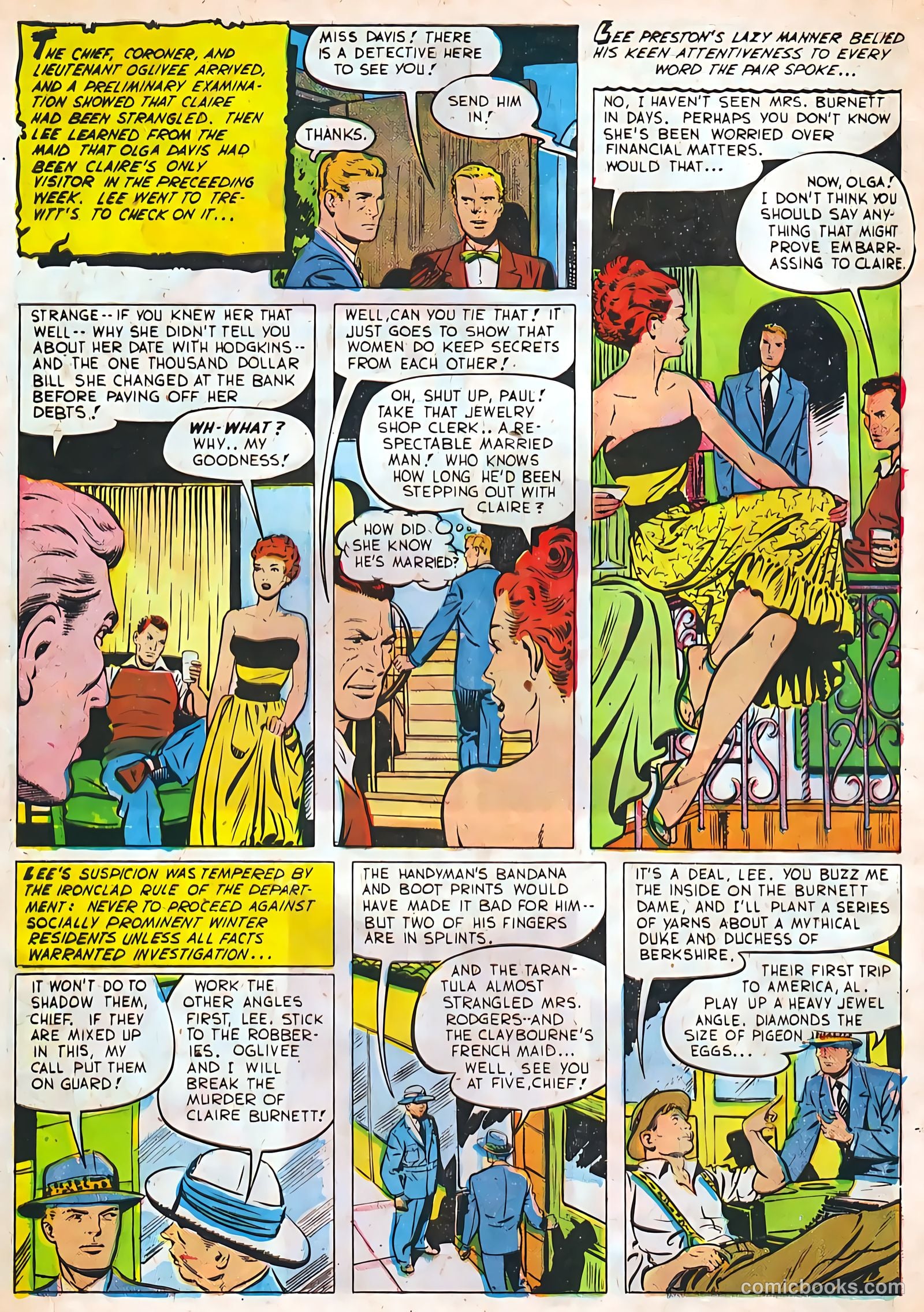 Authentic Police Cases #13 (1951) — page 8 of 36