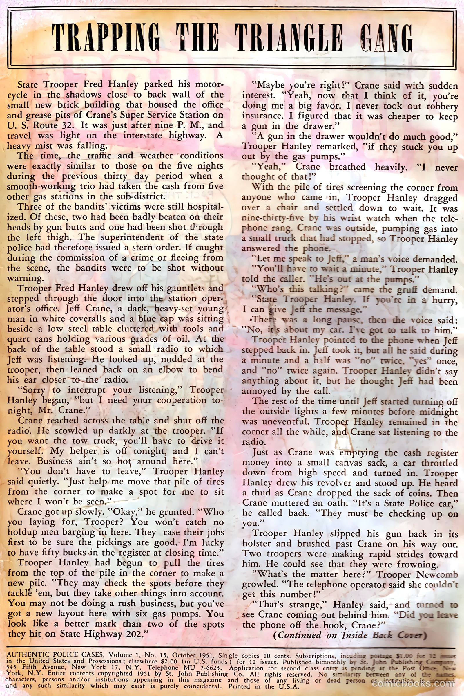 Authentic Police Cases #15 (1951) — page 2 of 37