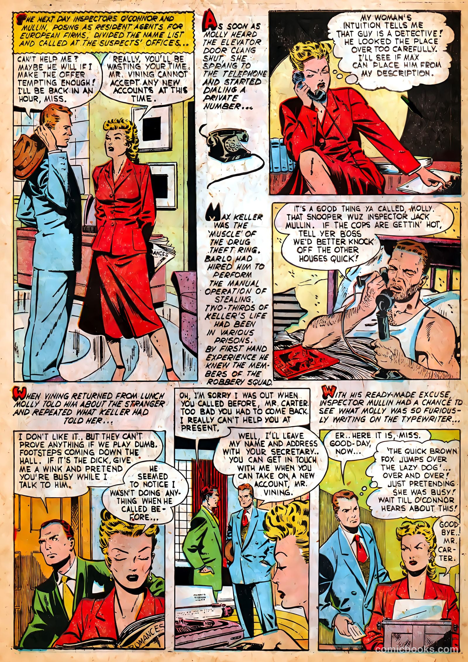 Authentic Police Cases #15 (1951) — page 30 of 37