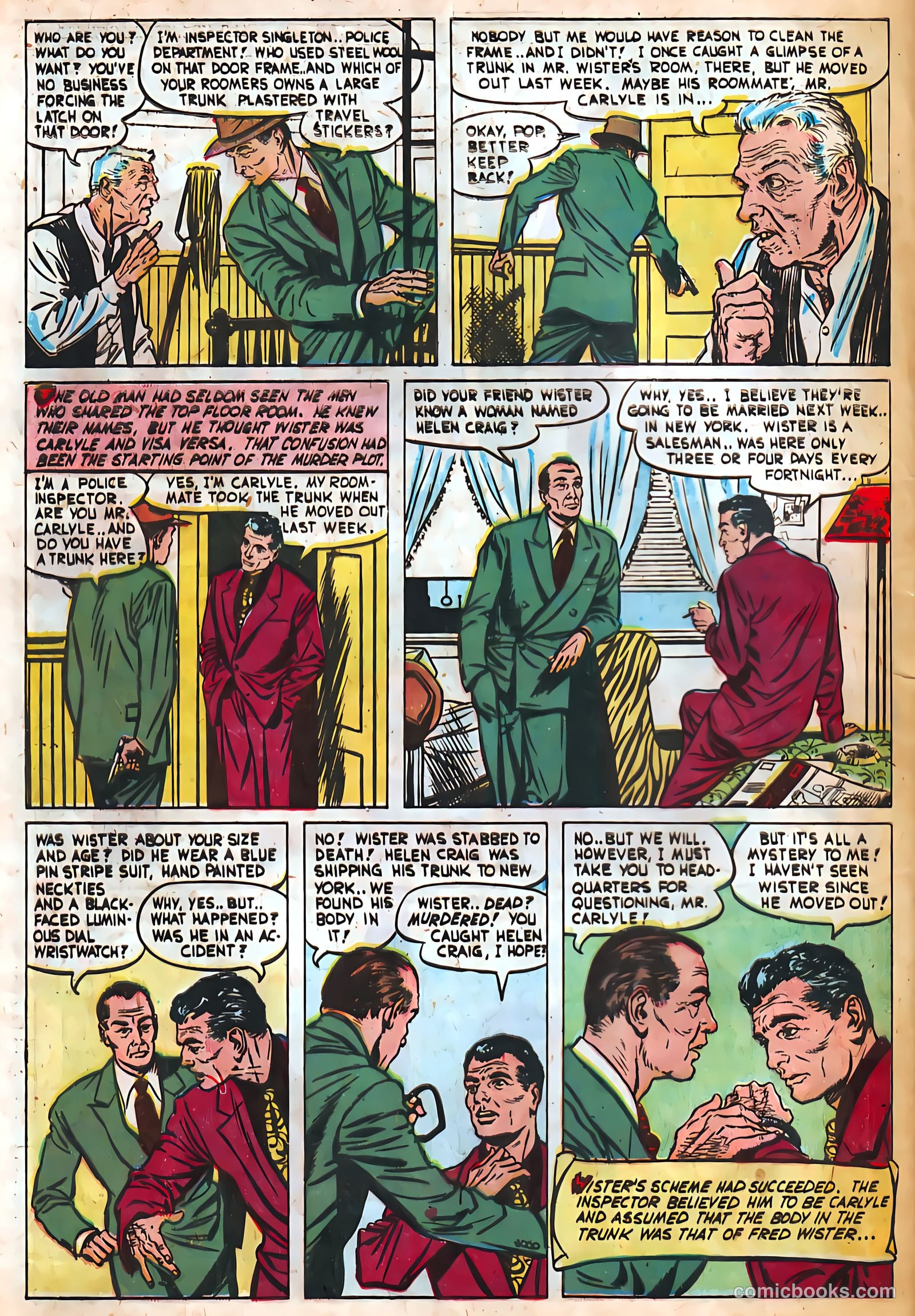 Authentic Police Cases #16 (1951) — page 32 of 36