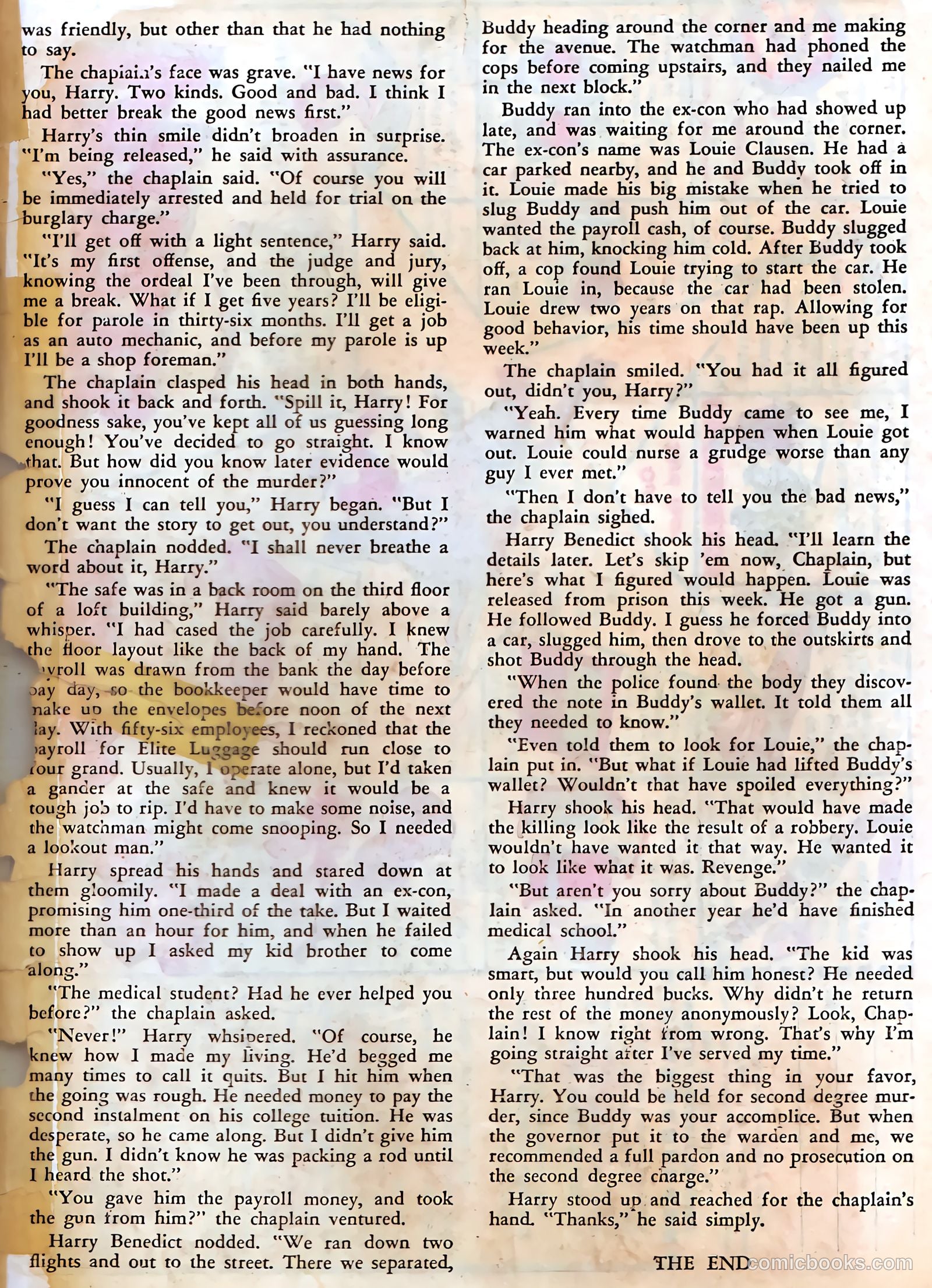 Authentic Police Cases #16 (1951) — page 35 of 36