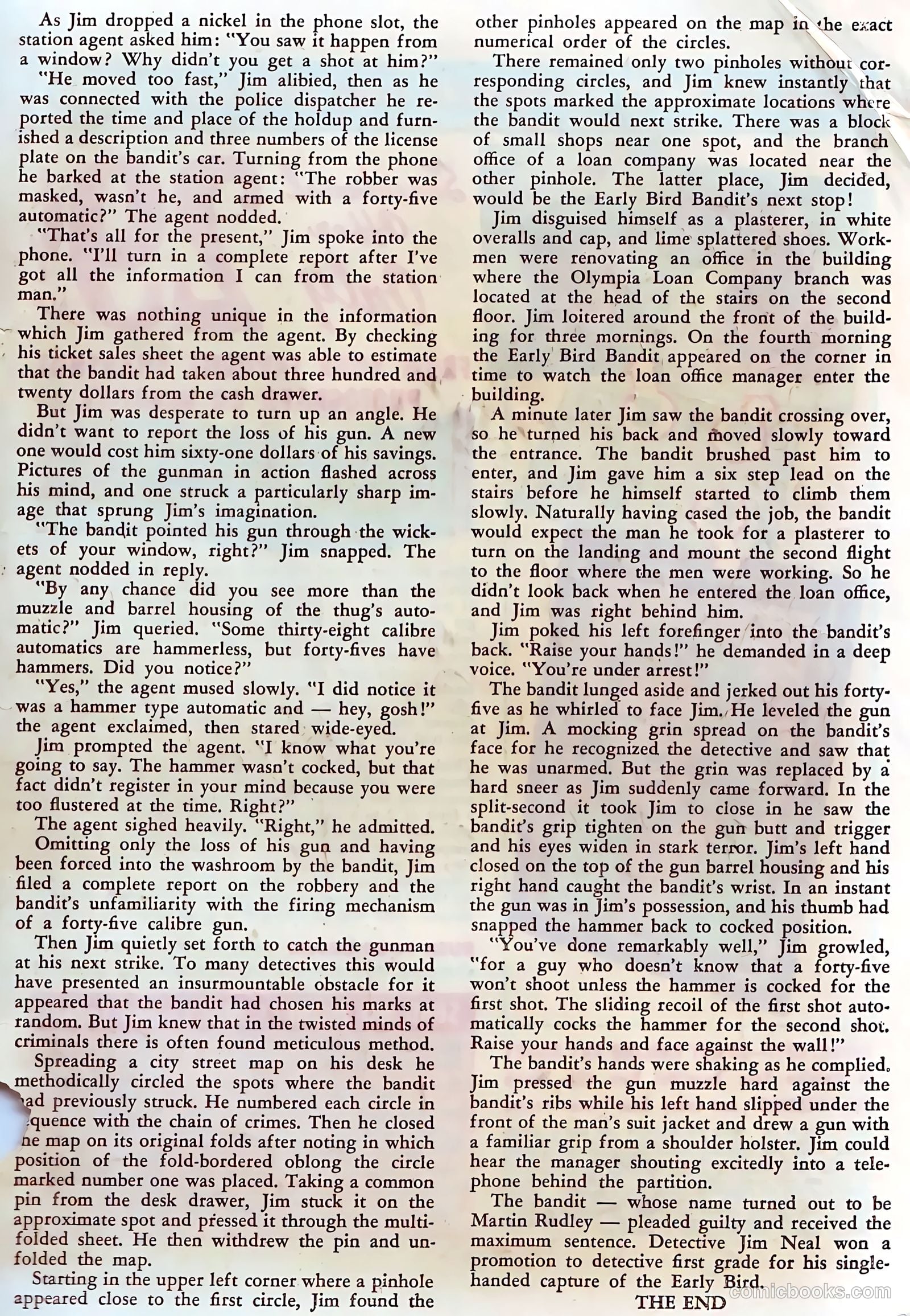 Authentic Police Cases #17 (1952) — page 36 of 37