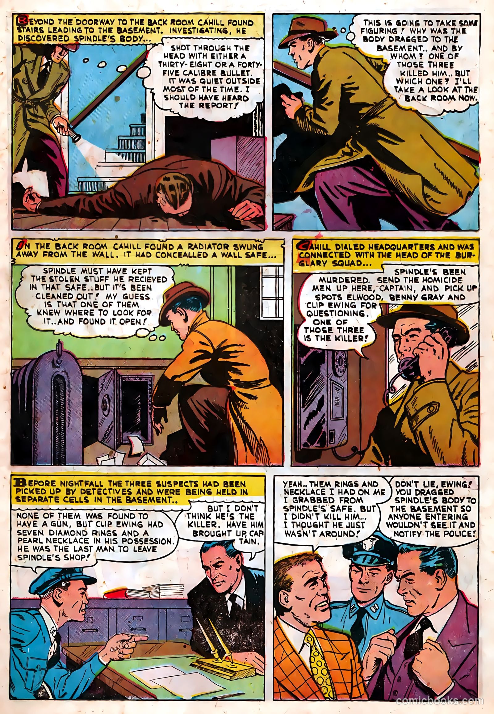 Authentic Police Cases #18 (1952) — page 13 of 36