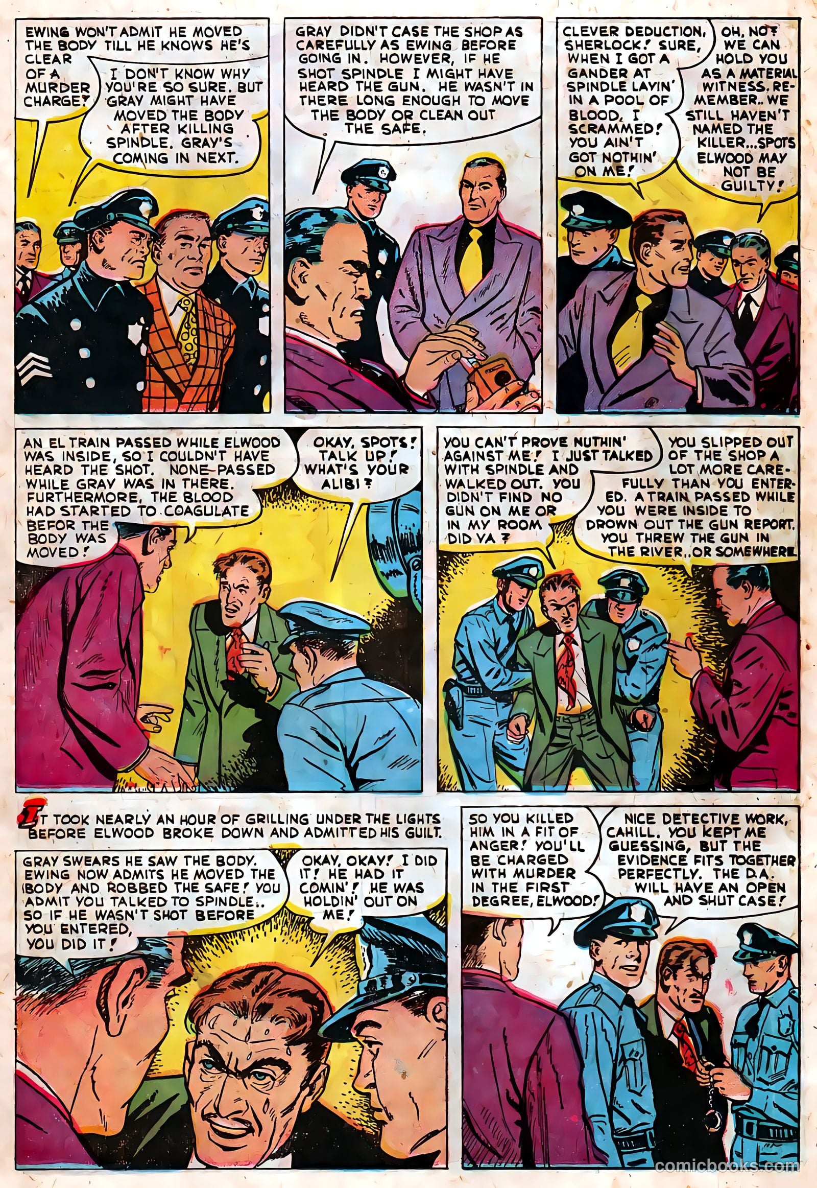 Authentic Police Cases #18 (1952) — page 14 of 36