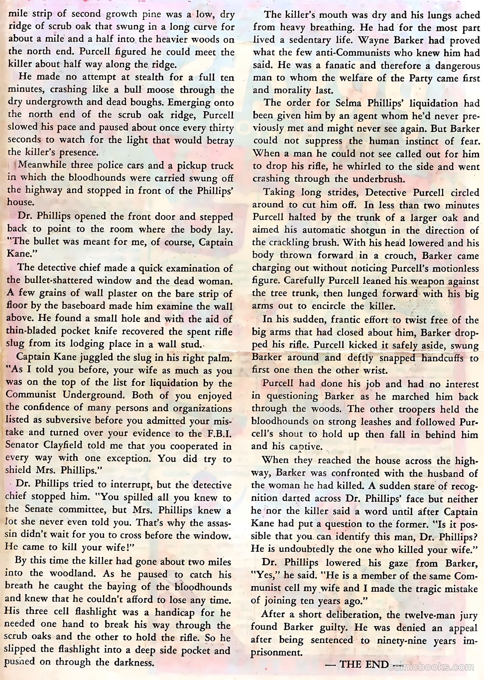 Authentic Police Cases #18 (1952) — page 35 of 36