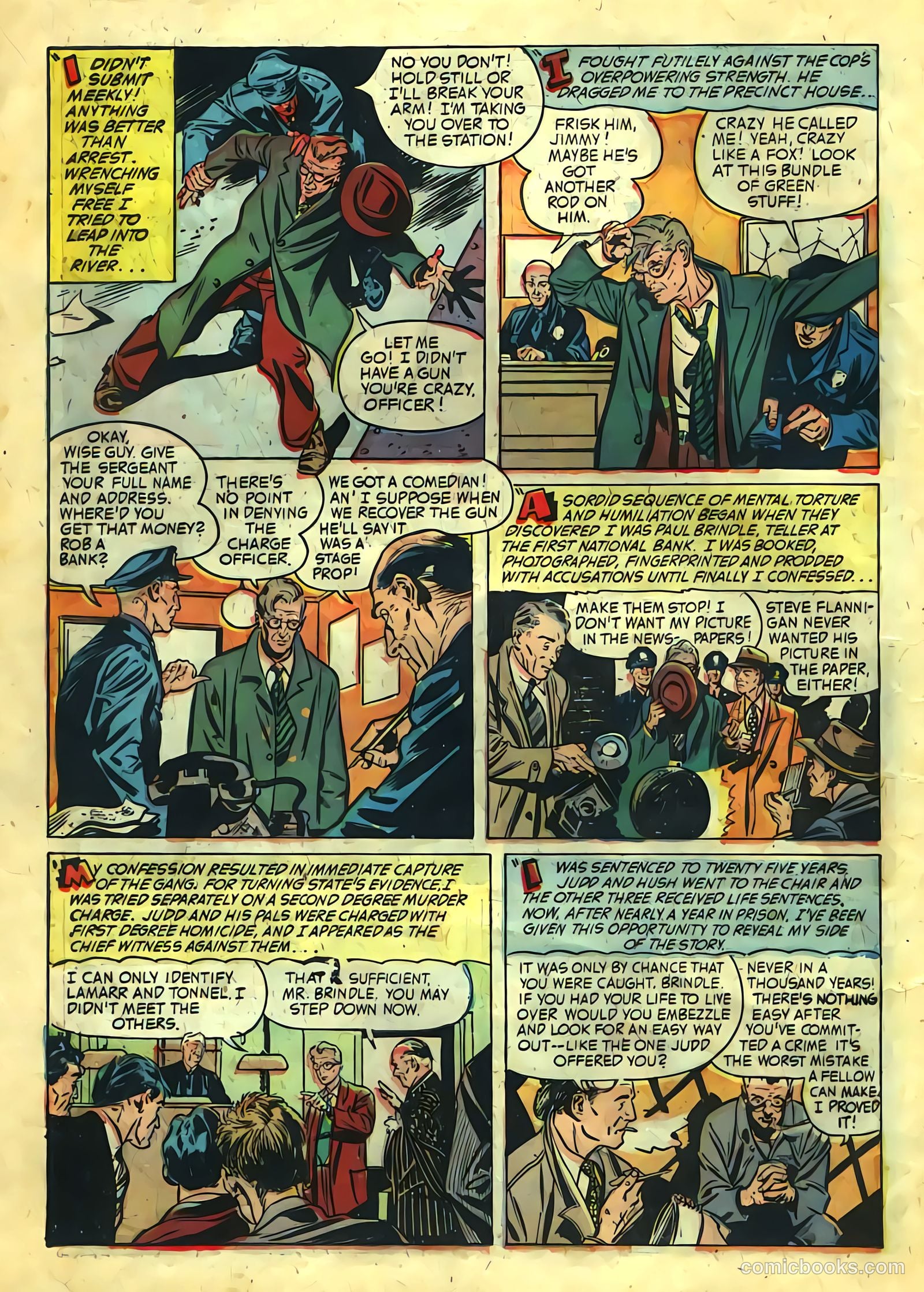 Authentic Police Cases #19 (1952) — page 10 of 36