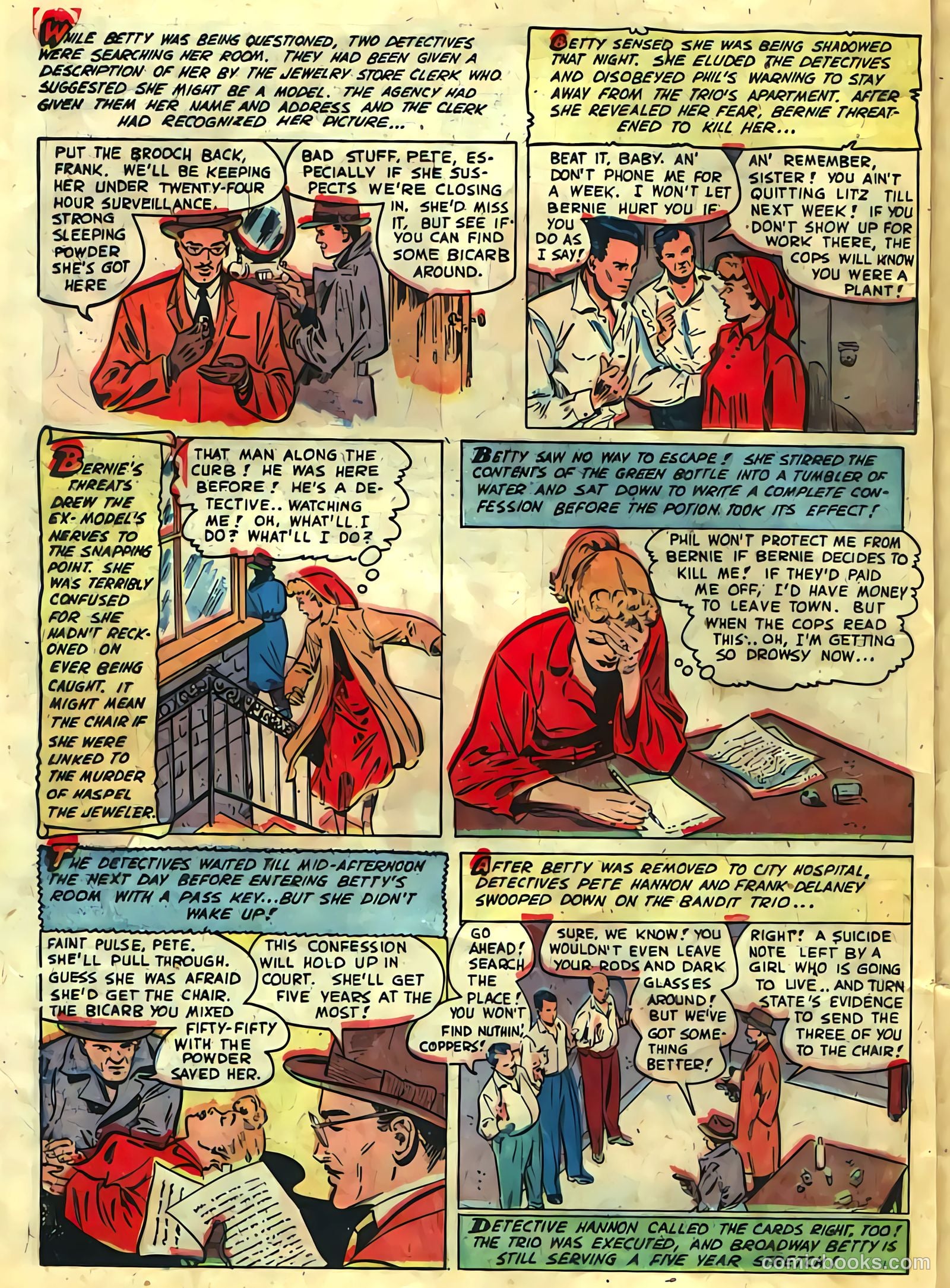 Authentic Police Cases #19 (1952) — page 22 of 36