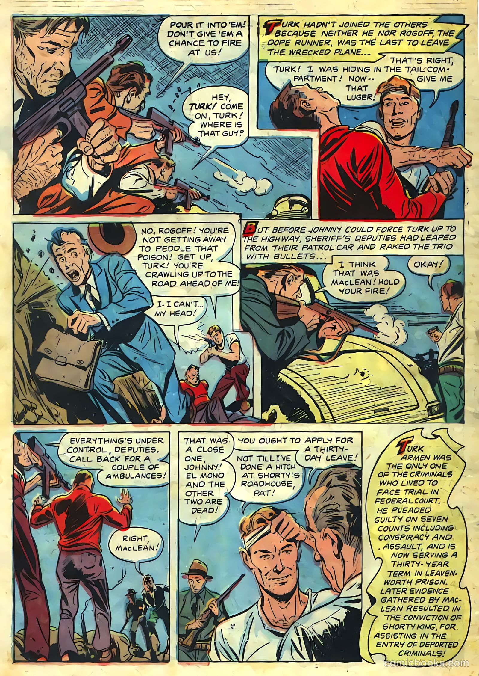 Authentic Police Cases #19 (1952) — page 34 of 36