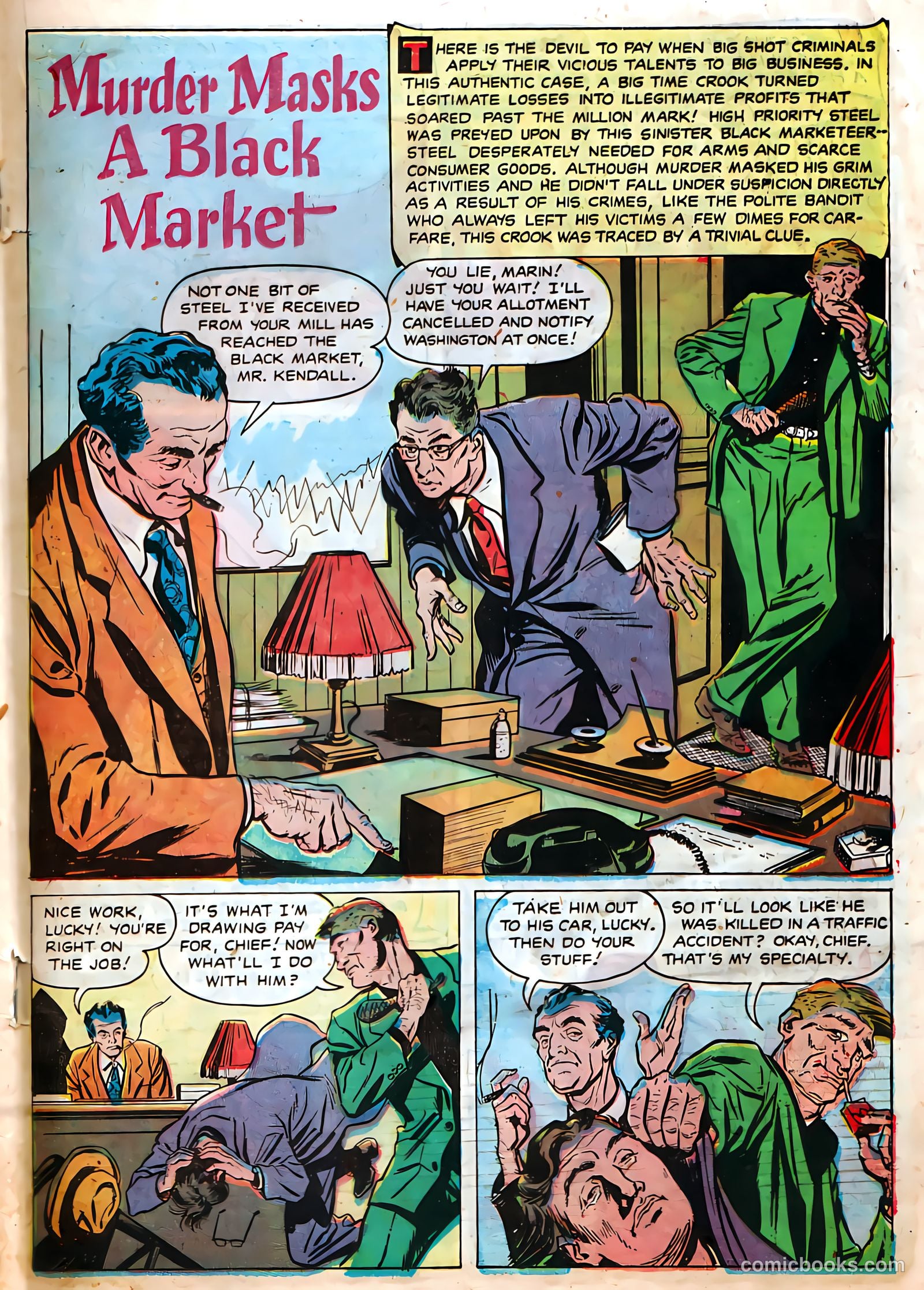 Authentic Police Cases #20 (1952) — page 19 of 37