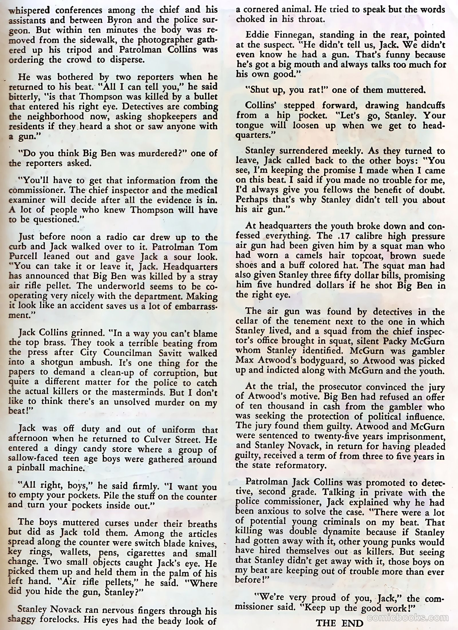 Authentic Police Cases #20 (1952) — page 35 of 37