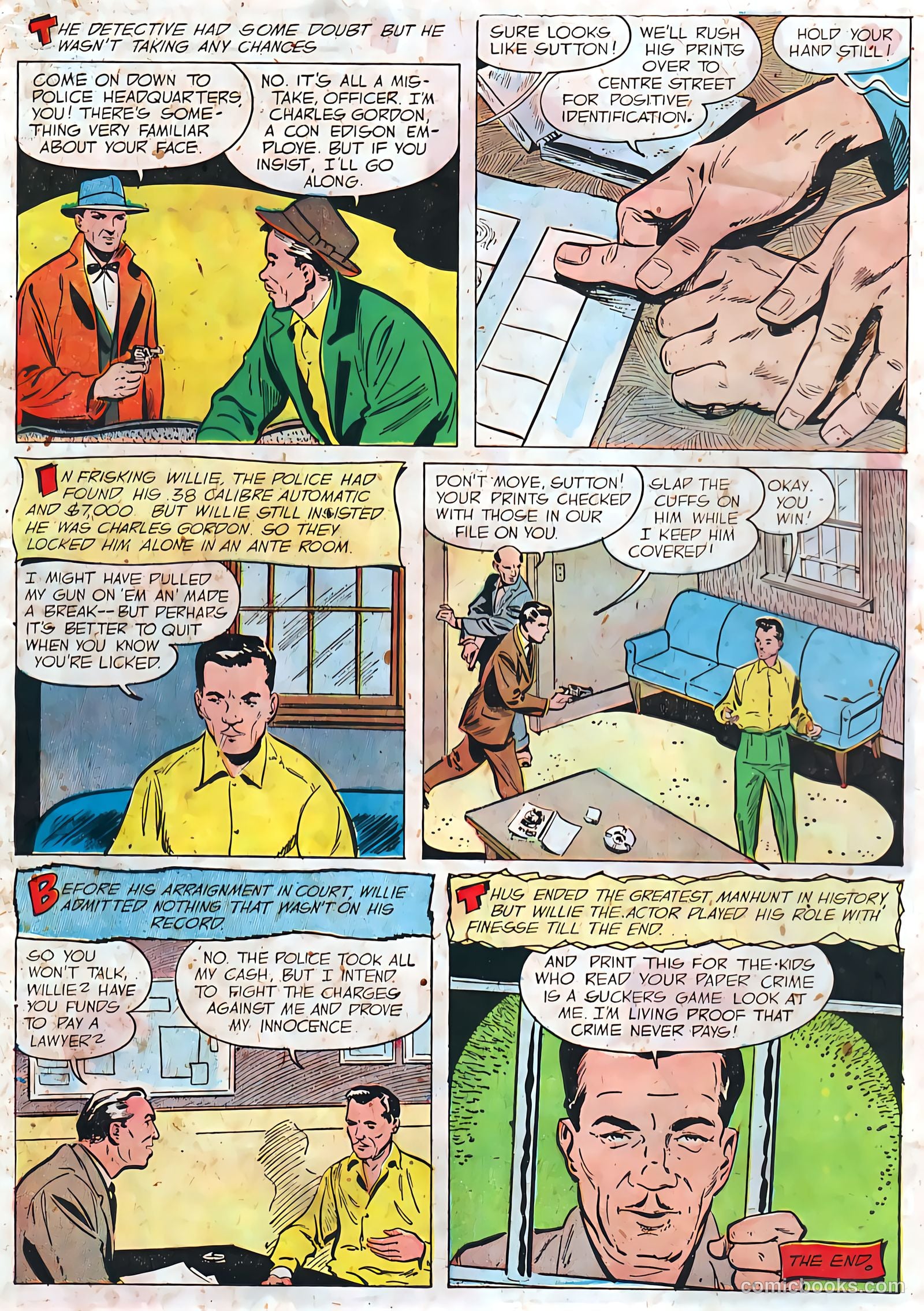 Authentic Police Cases #21 (1952) — page 18 of 36