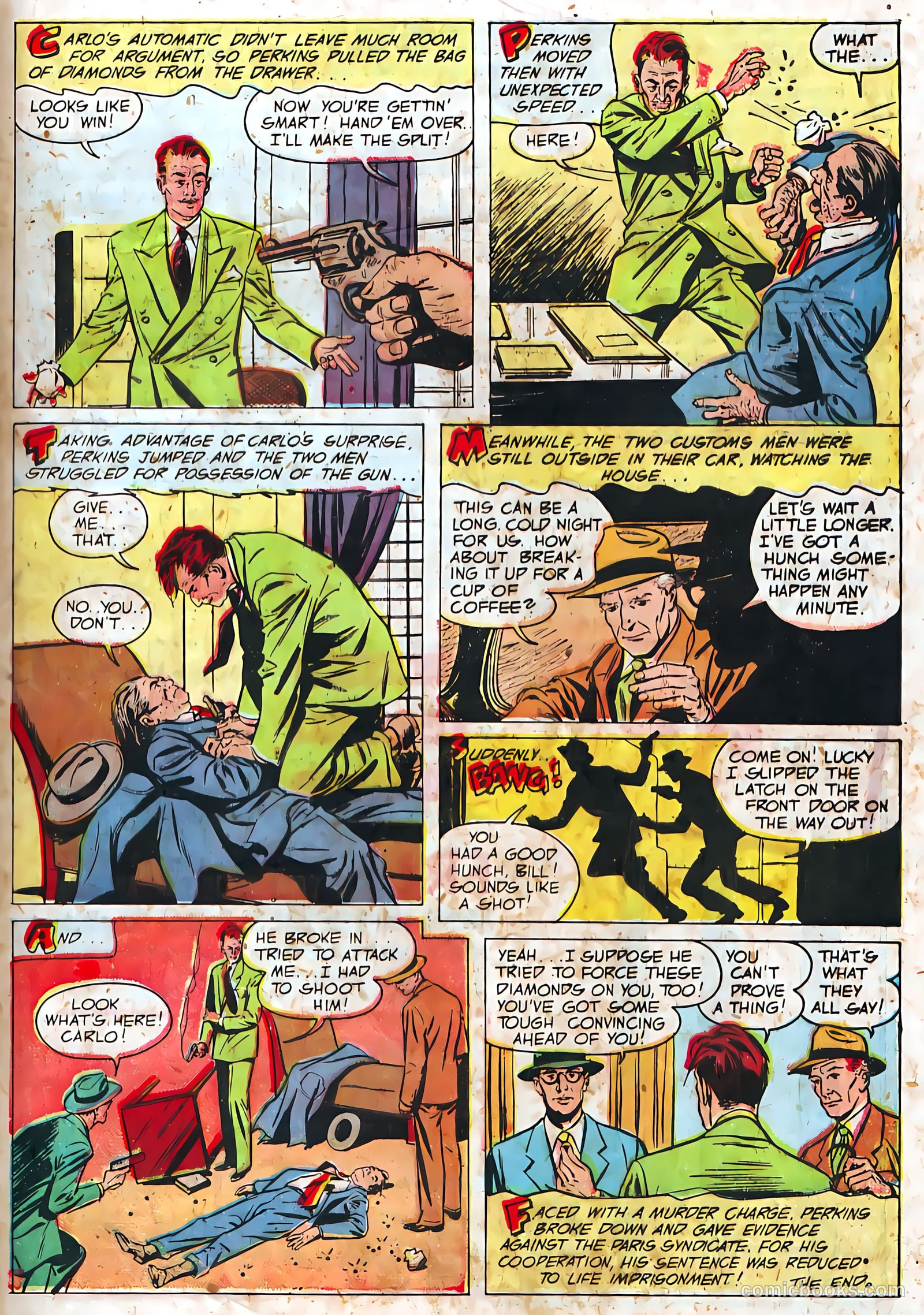 Authentic Police Cases #21 (1952) — page 33 of 36