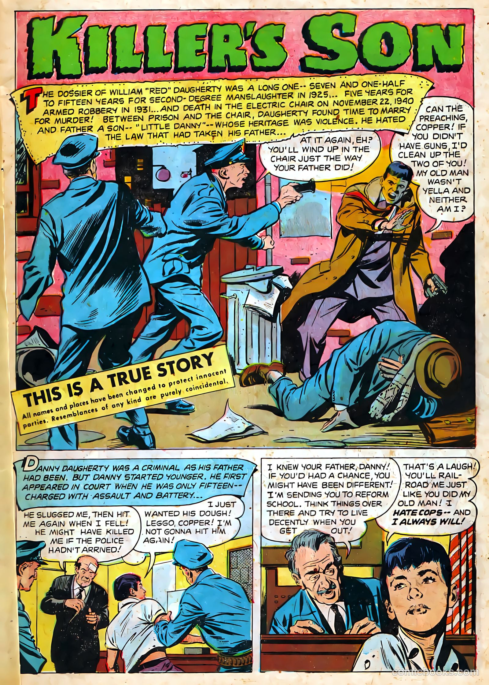 Authentic Police Cases #22 (1952) — page 3 of 36
