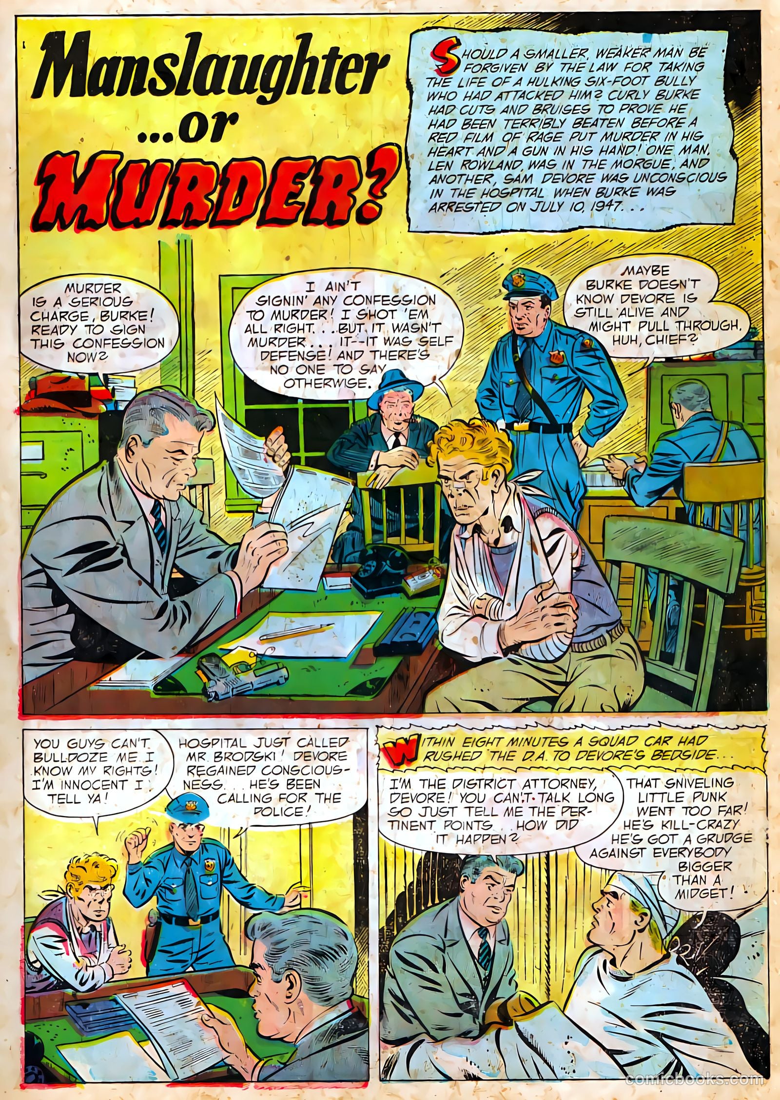 Authentic Police Cases #22 (1952) — page 11 of 36