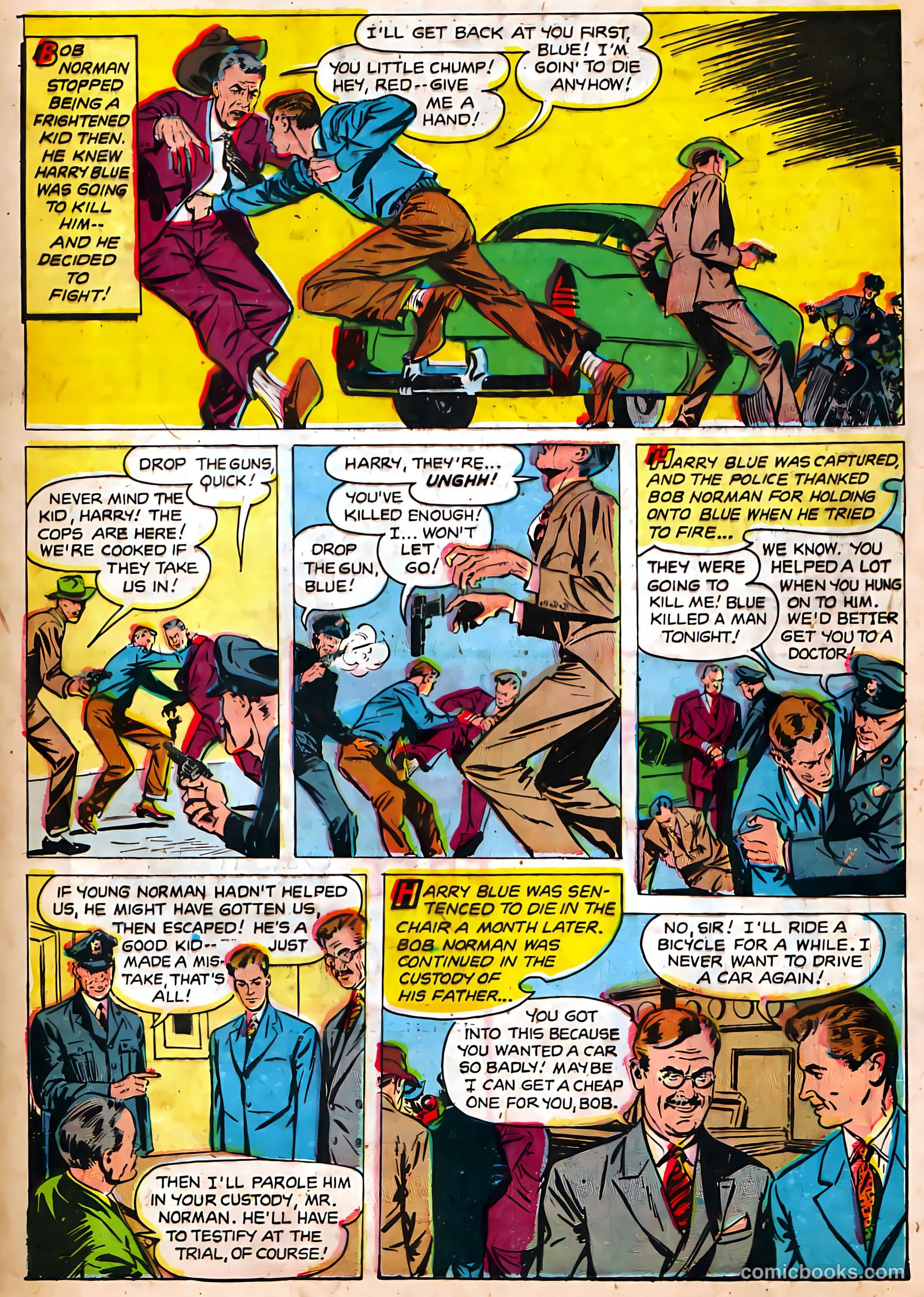 Authentic Police Cases #22 (1952) — page 33 of 36