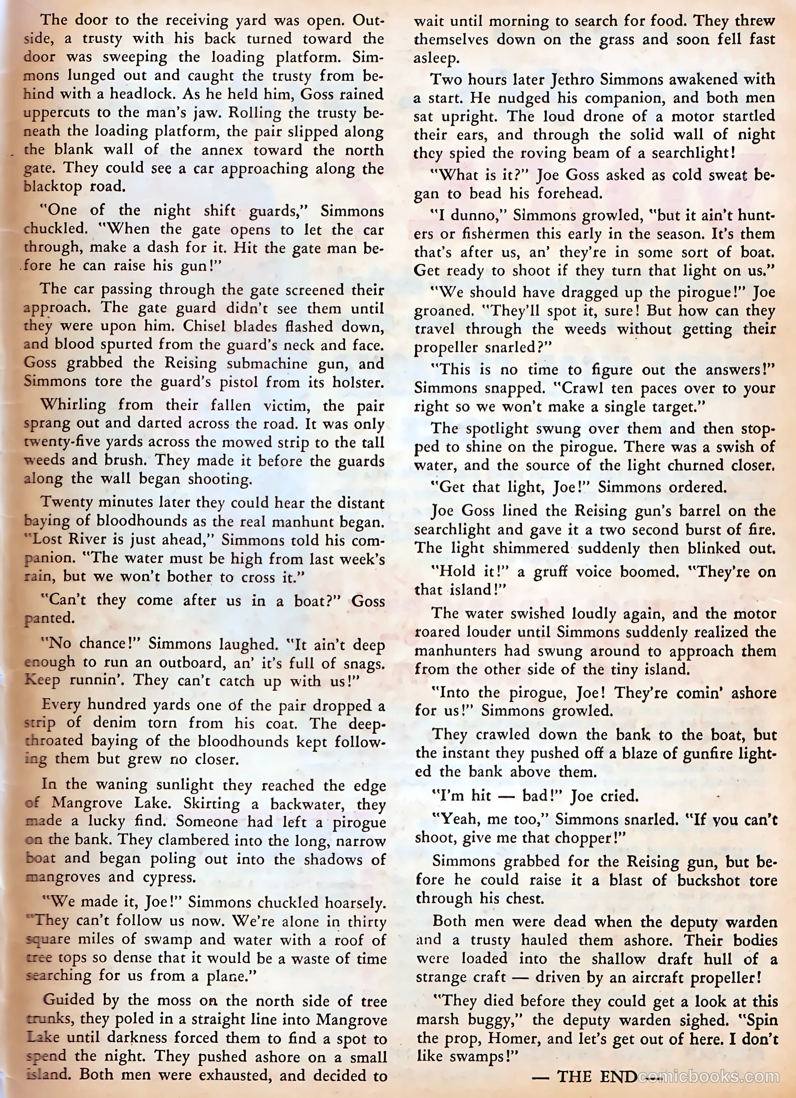 Authentic Police Cases #22 (1952) — page 35 of 36