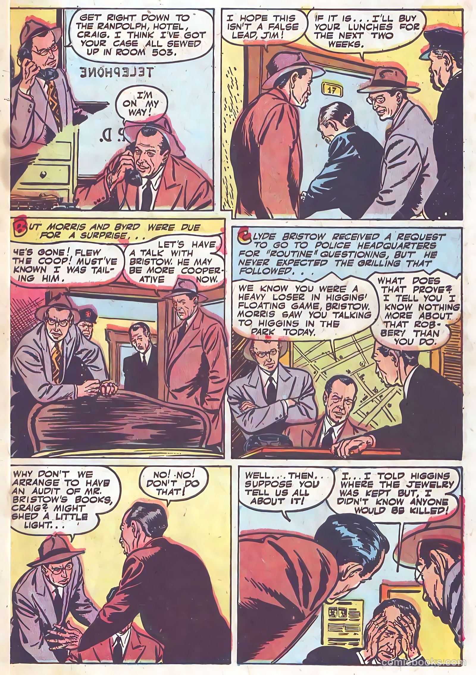 Authentic Police Cases #23 (1952) — page 7 of 36