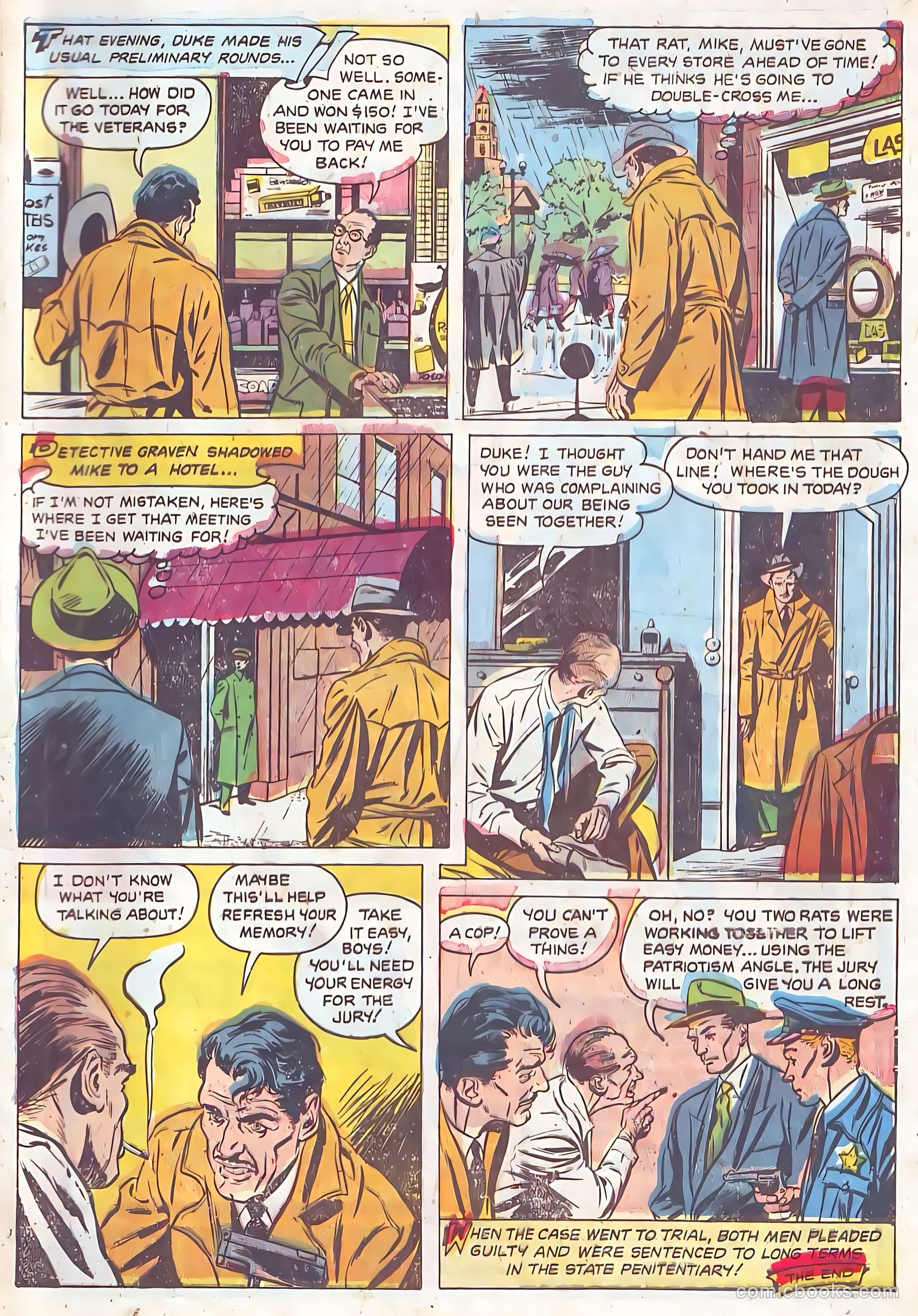 Authentic Police Cases #23 (1952) — page 33 of 36