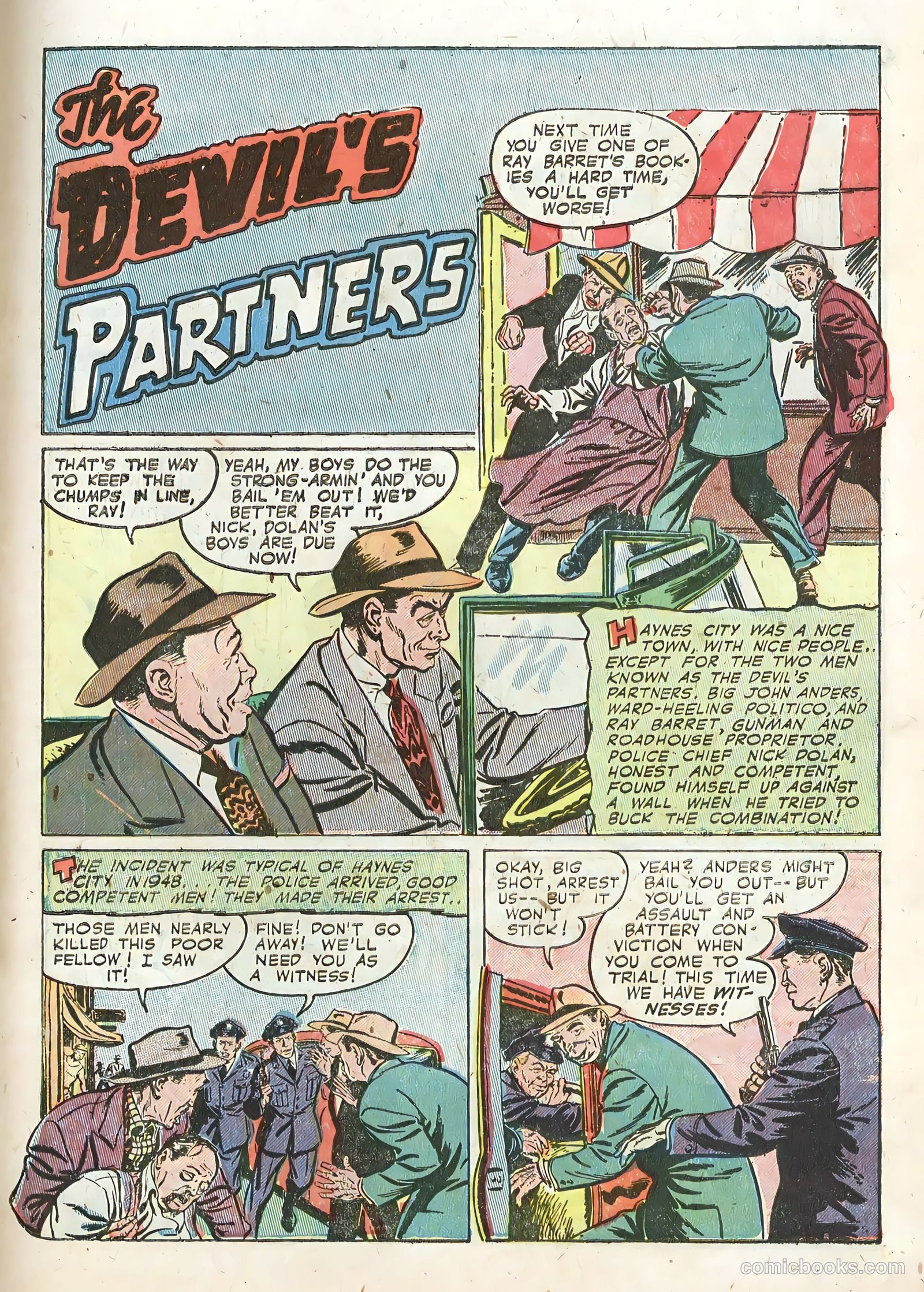 Authentic Police Cases #24 (1952) — page 3 of 36