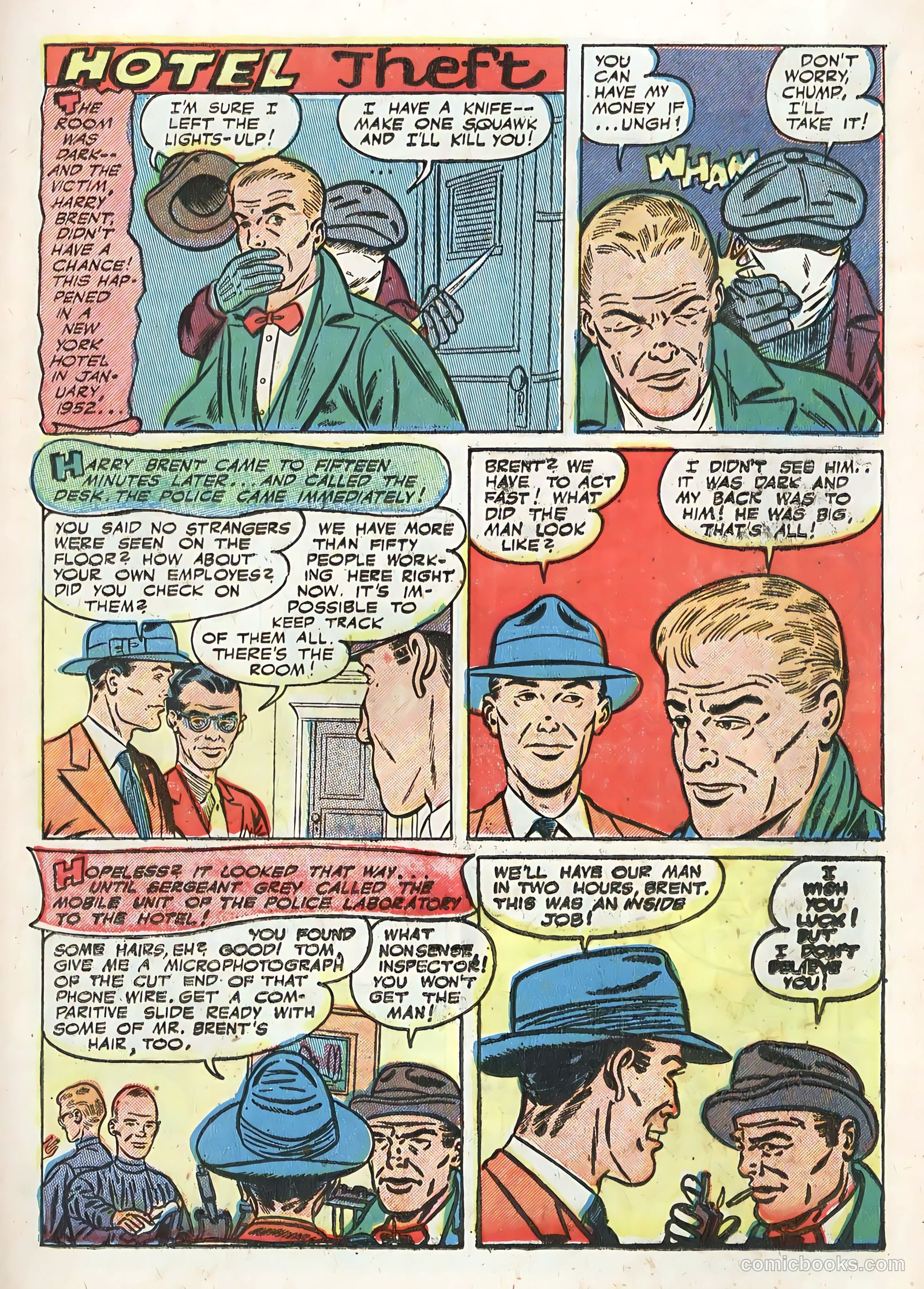 Authentic Police Cases #24 (1952) — page 21 of 36