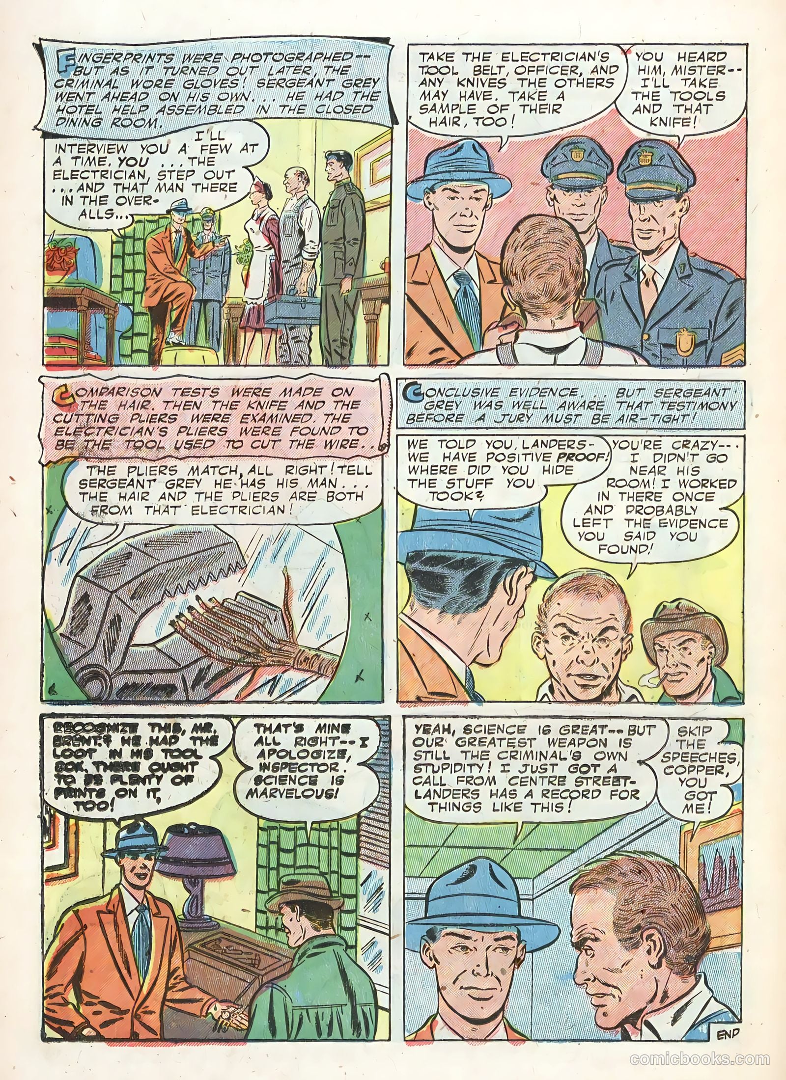 Authentic Police Cases #24 (1952) — page 22 of 36
