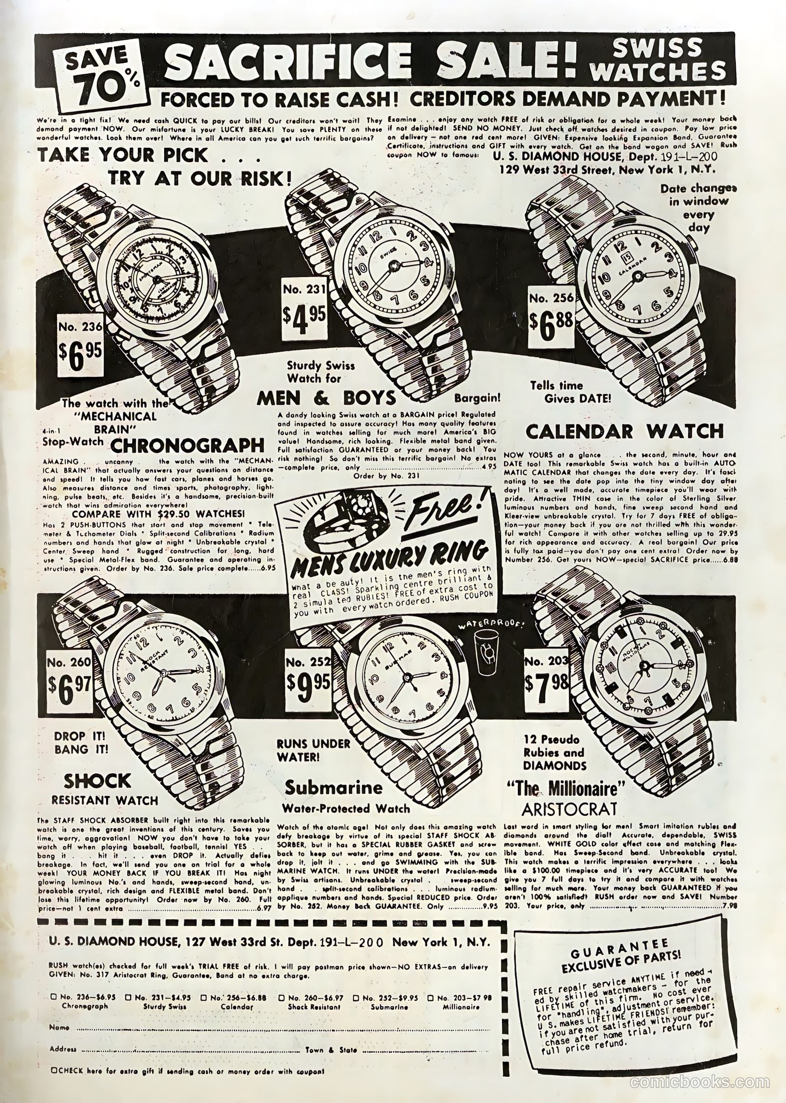 Authentic Police Cases #24 (1952) — page 35 of 36
